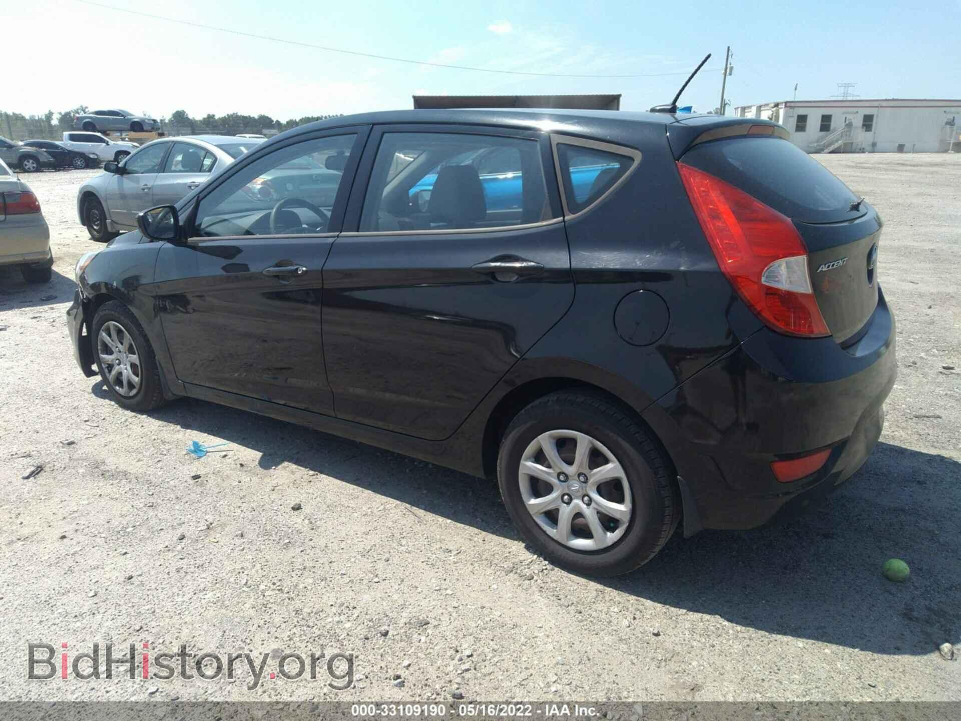 2013 HYUNDAI ACCENT - VIN: KMHCT5AE9DU074507 - Фото 3