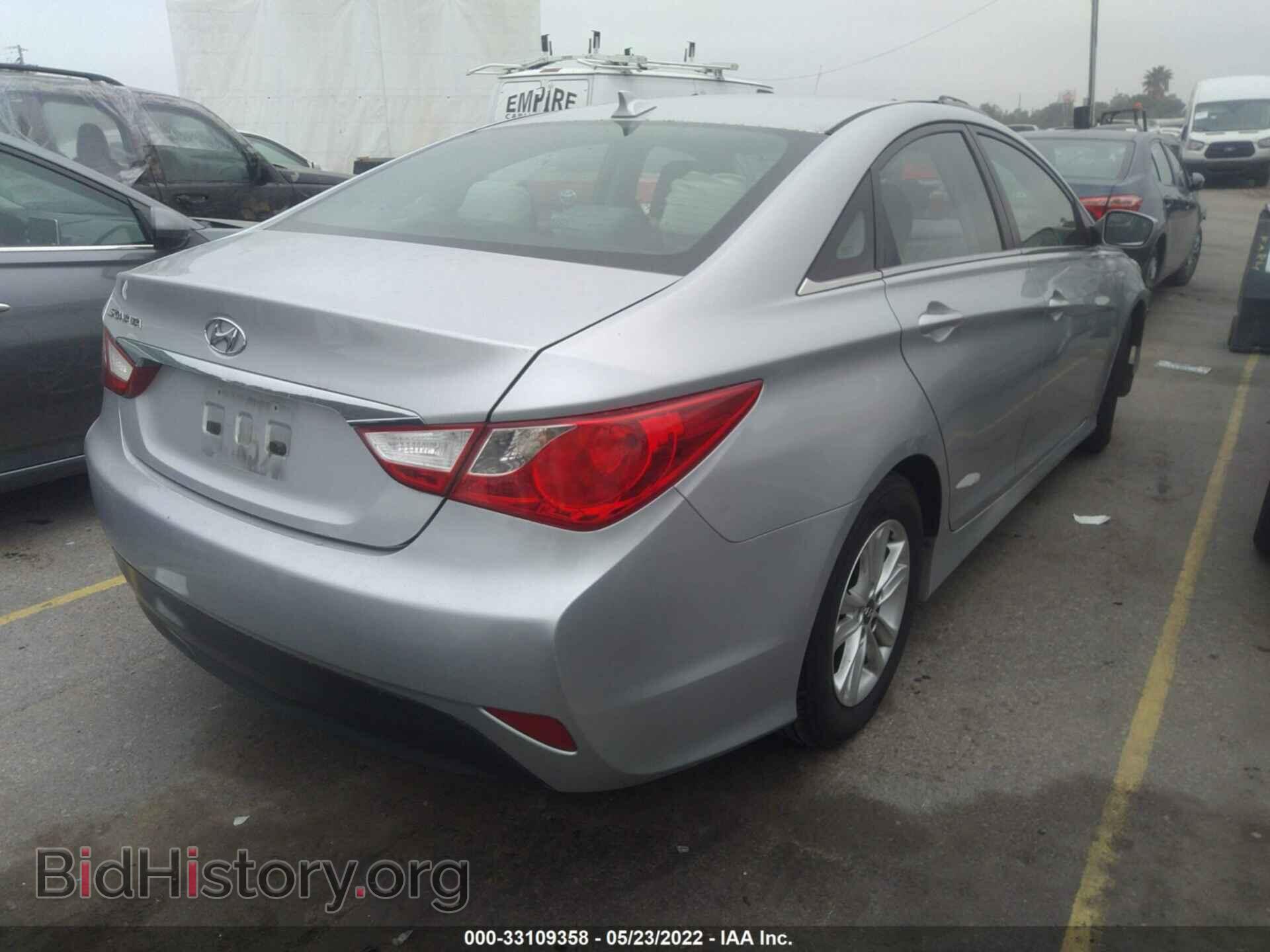 2014 HYUNDAI SONATA - VIN: 5NPEB4ACXEH848607 - Фото 4