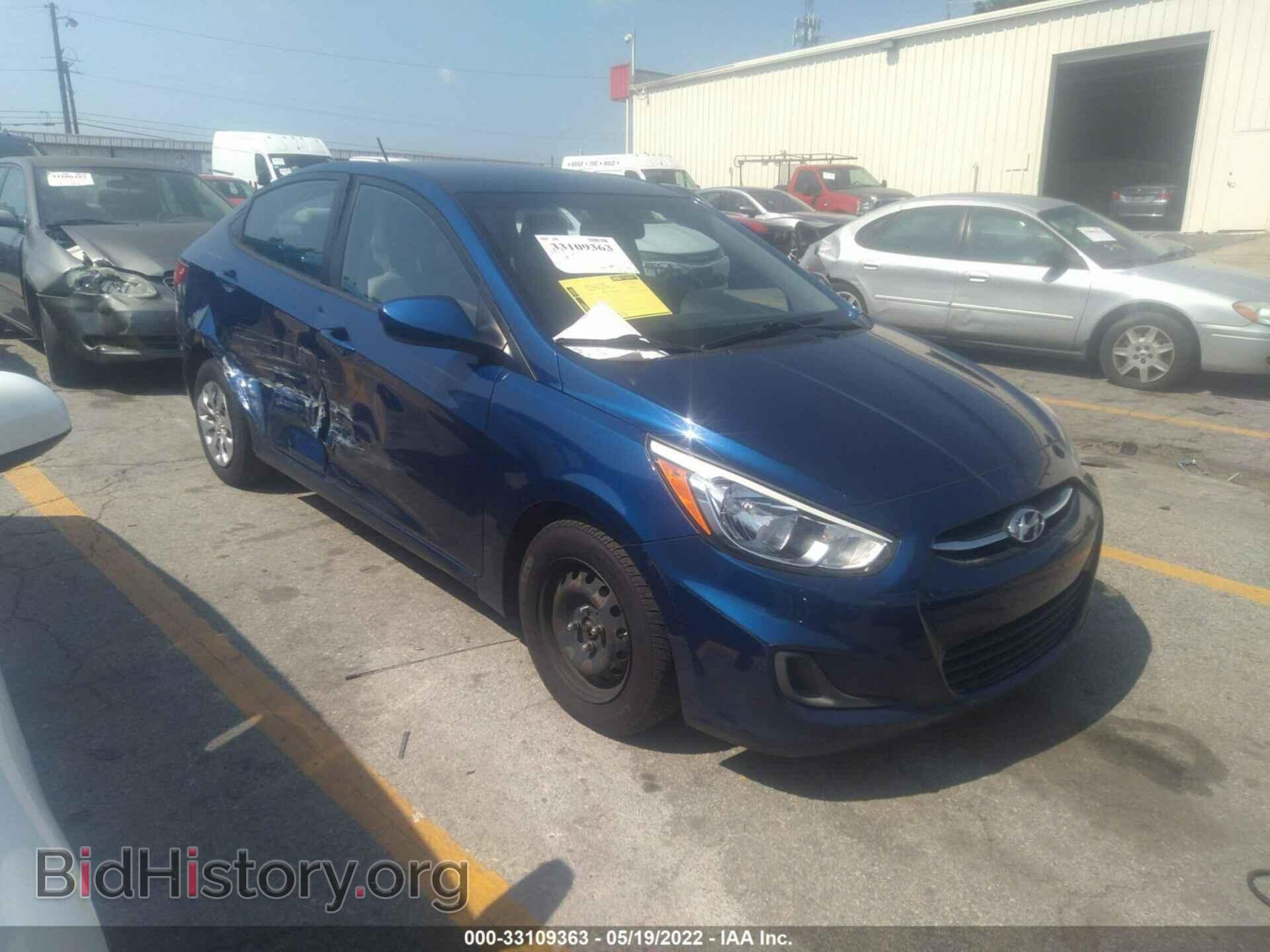 Photo KMHCT4AE5GU962489 - HYUNDAI ACCENT 2016