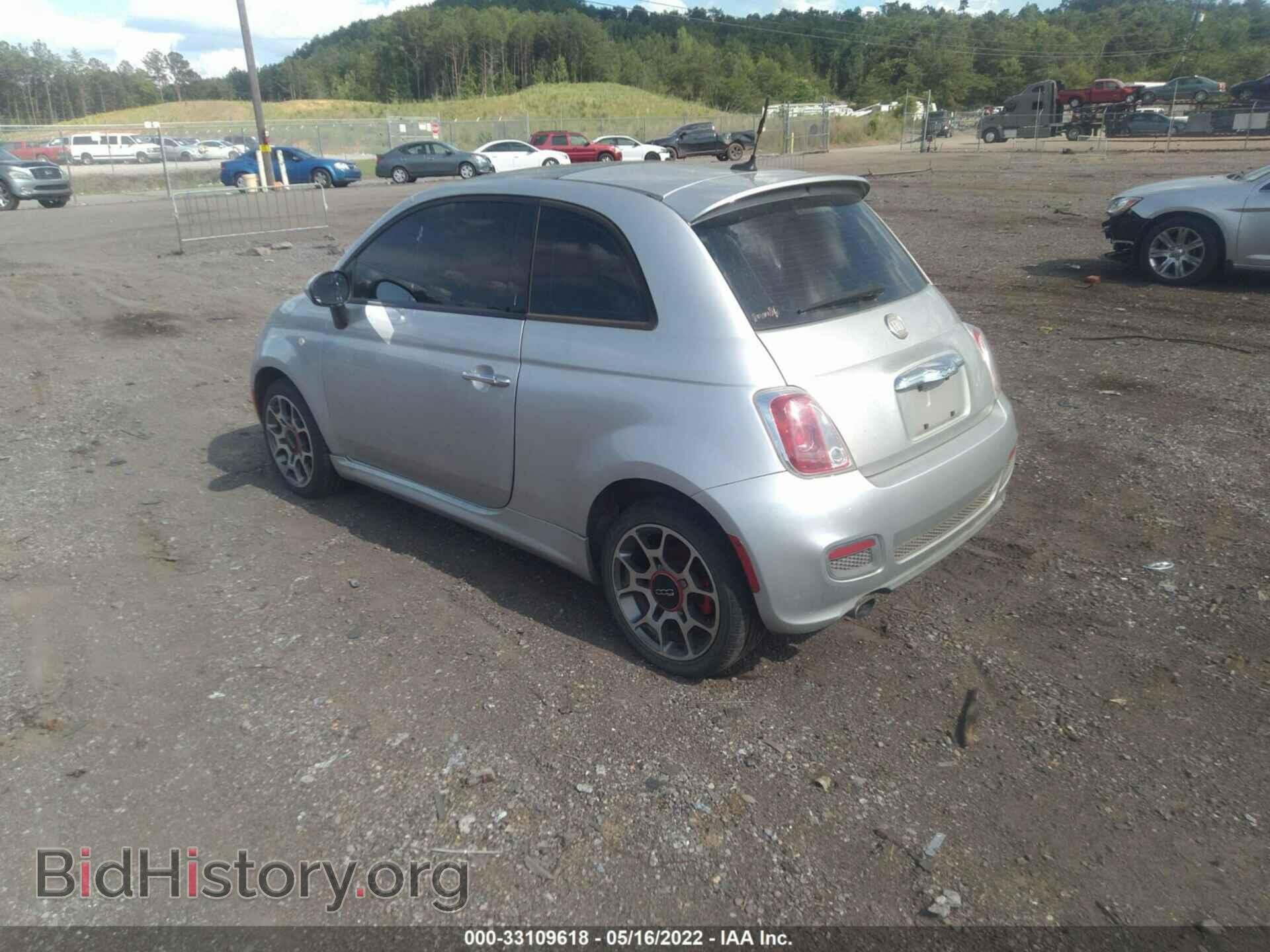 2012 FIAT 500 - VIN: 3C3CFFBR2CT116192 - Фото 3