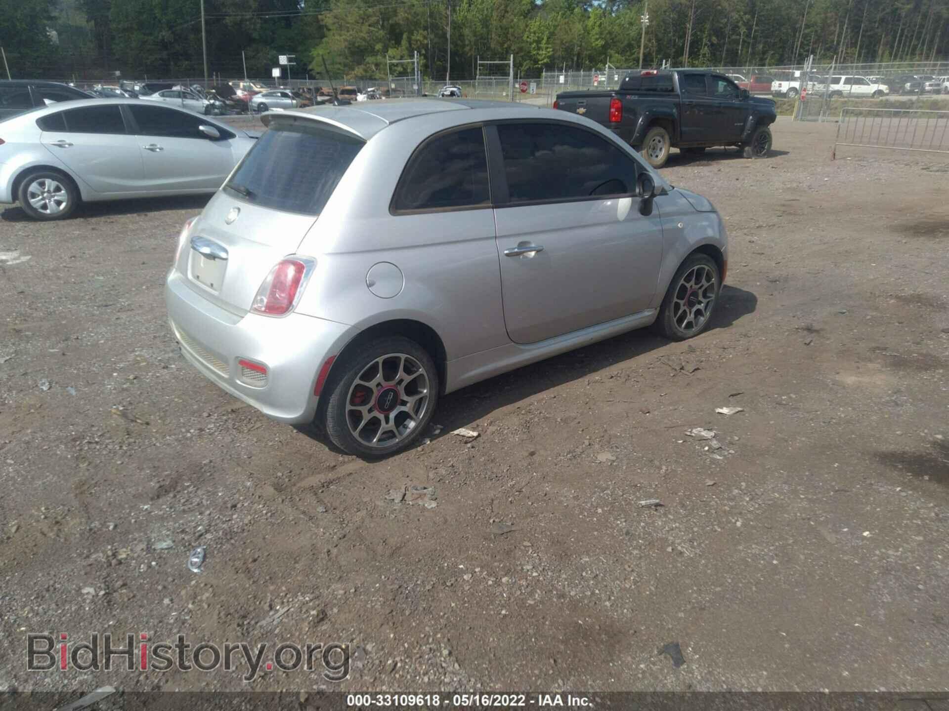 2012 FIAT 500 - VIN: 3C3CFFBR2CT116192 - Фото 4
