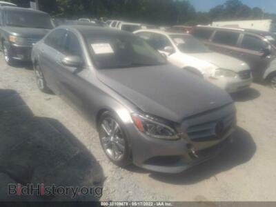 2015 Mercedes-Benz C-CLASS 300, серый — VIN 55SWF4JB2FU056451, IAAI