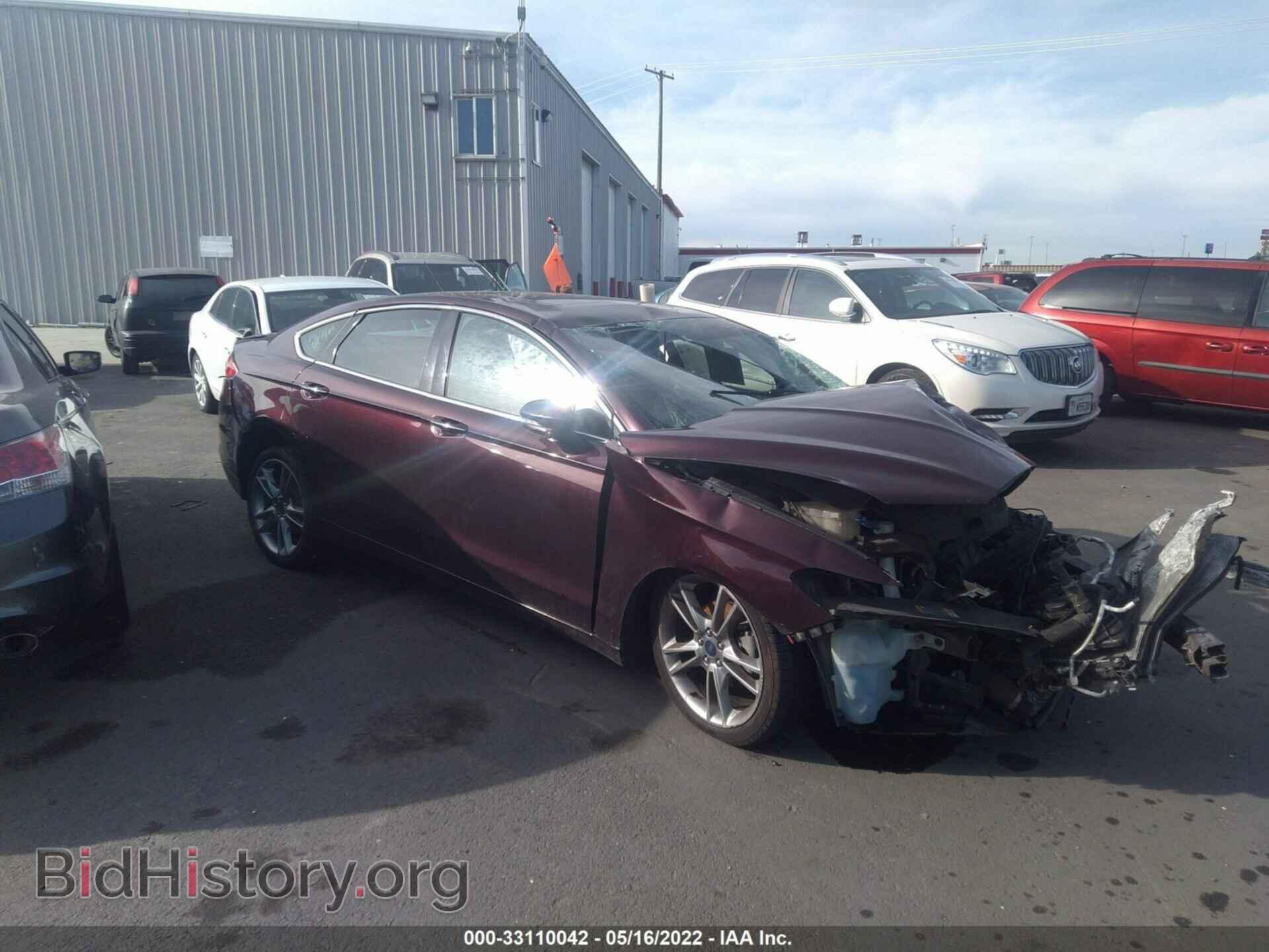 Фотография 3FA6P0D98DR385785 - FORD FUSION 2013