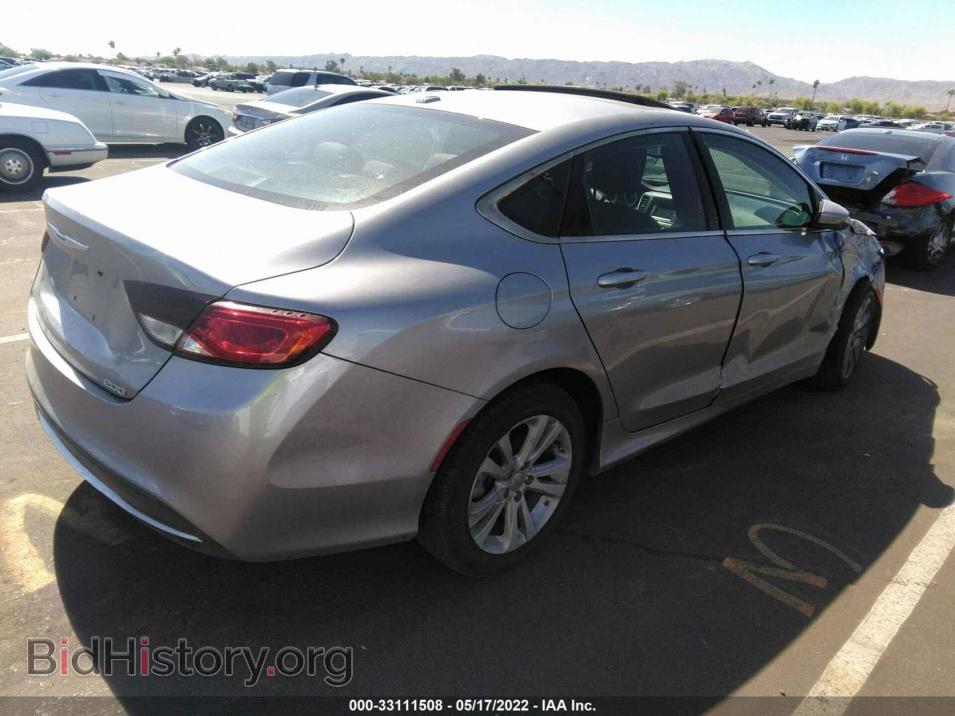 2015 CHRYSLER 200 - VIN: 1C3CCCABXFN718922 - Фото 4