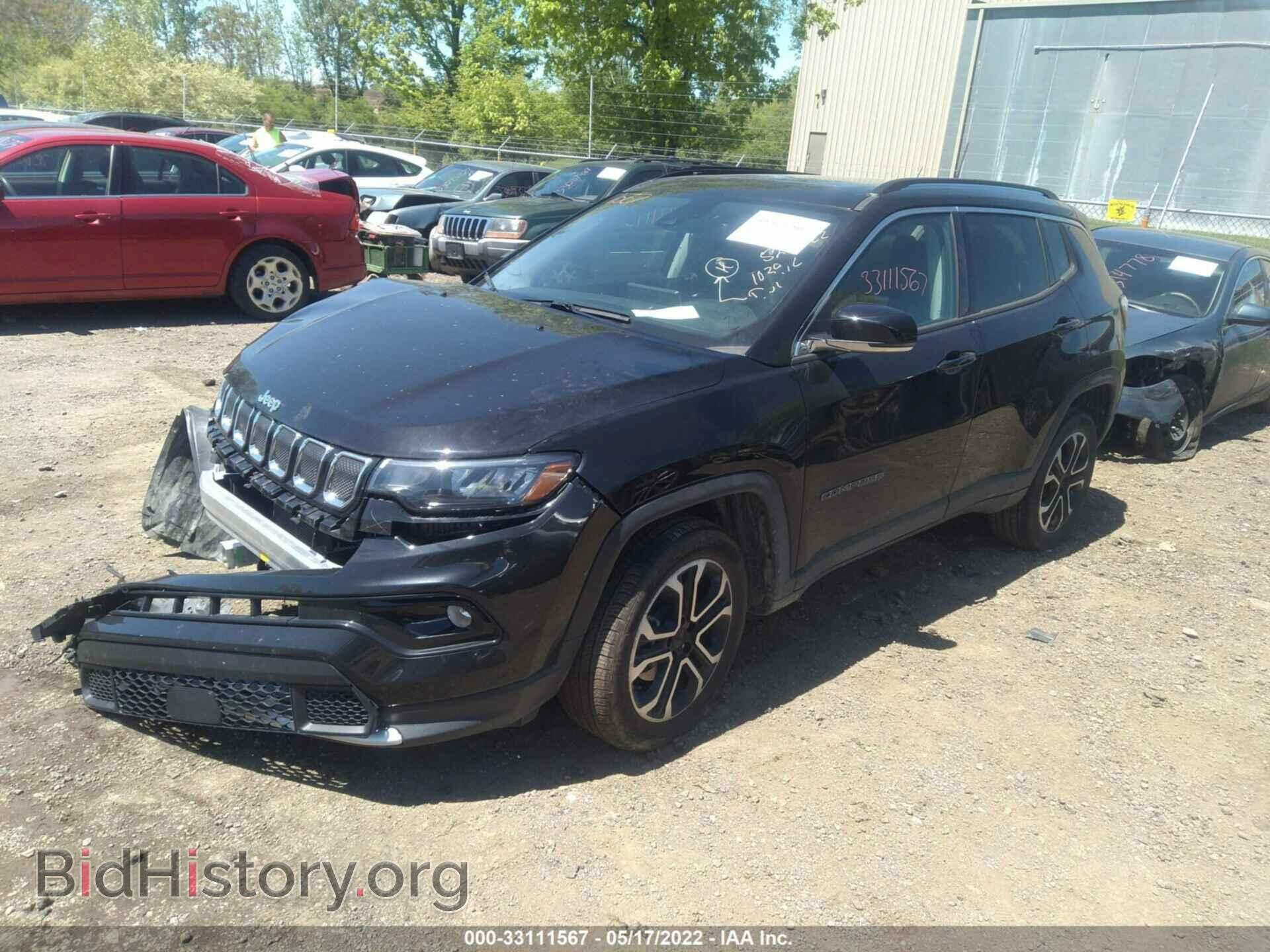 2022 JEEP COMPASS - VIN: 3C4NJDCB8NT103992 - Фото 2