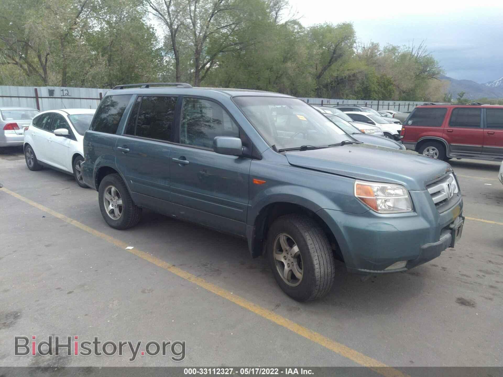 Photo 5FNYF18607B024522 - HONDA PILOT 2007