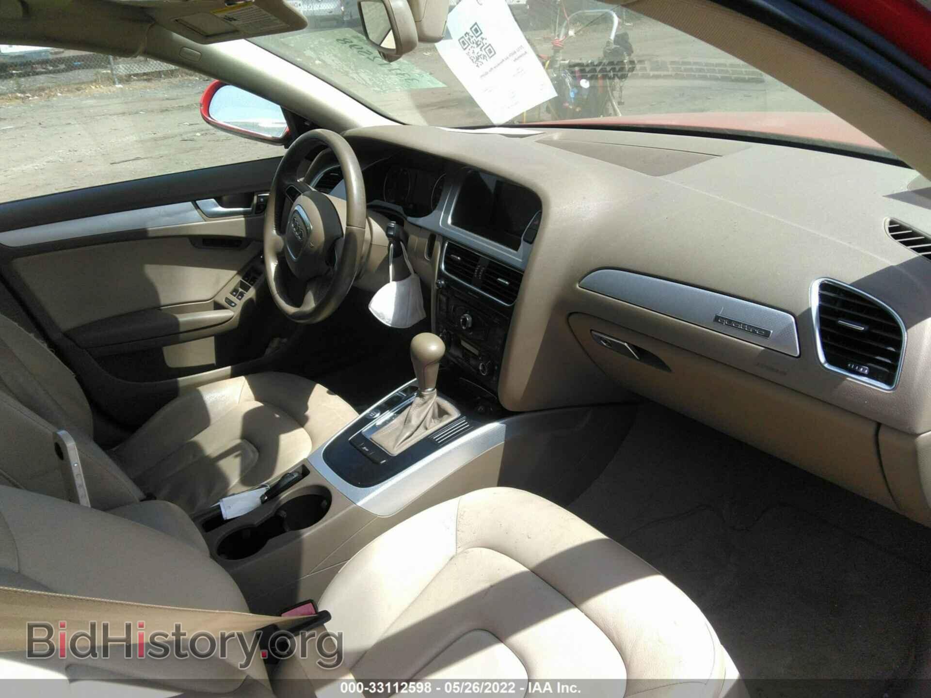 2012 AUDI A4 - VIN: WAUFFBFL5CA033156 - Photo 5