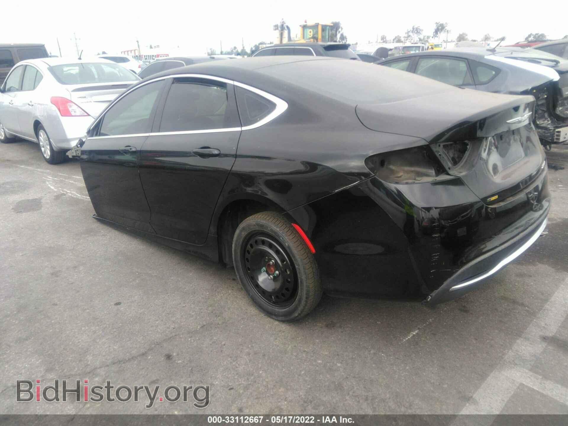 2015 CHRYSLER 200 - VIN: 1C3CCCAB3FN633016 - Фото 3