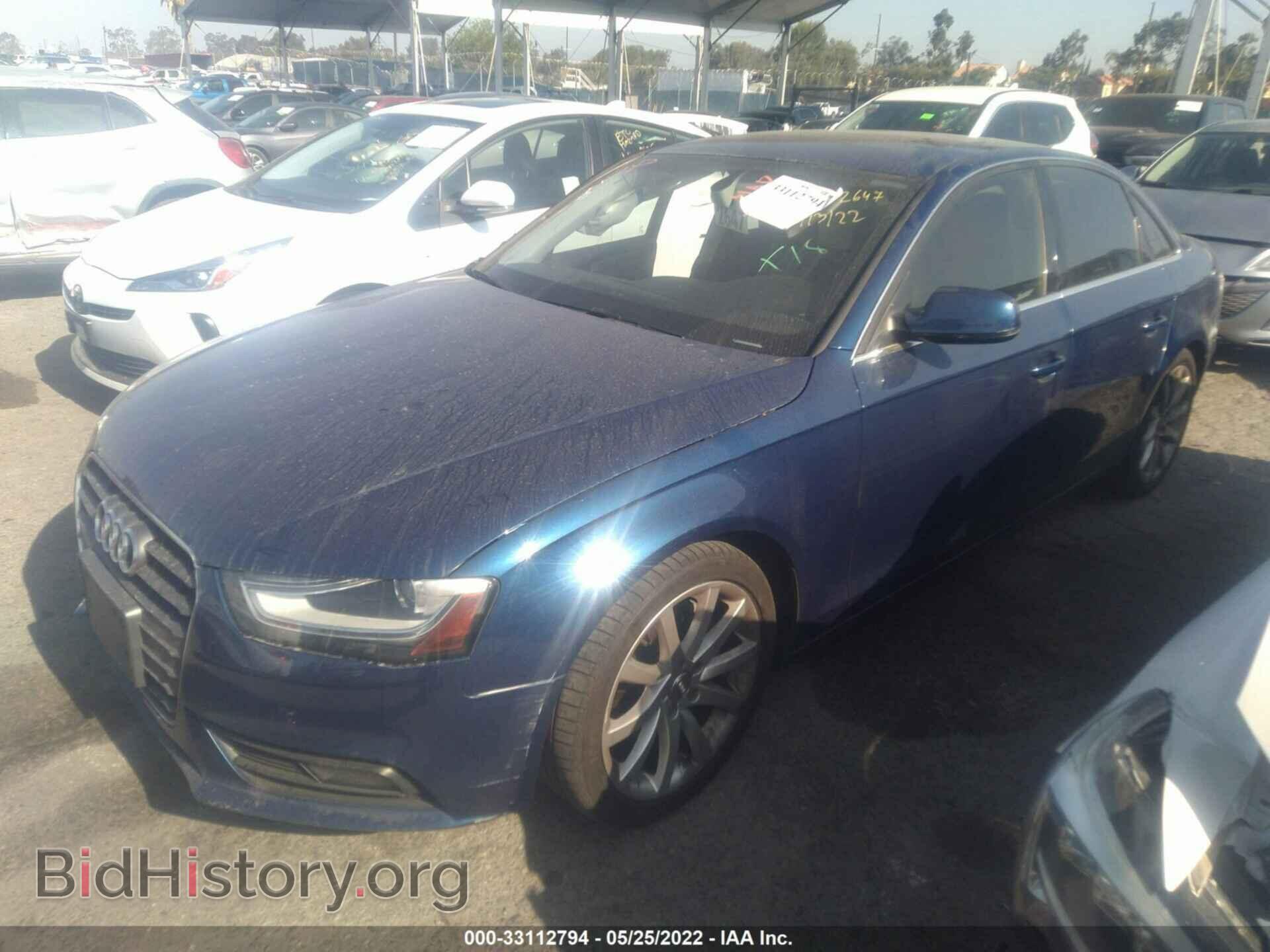 2013 AUDI A4 - VIN: WAUFFAFL8DN031017 - Photo 2