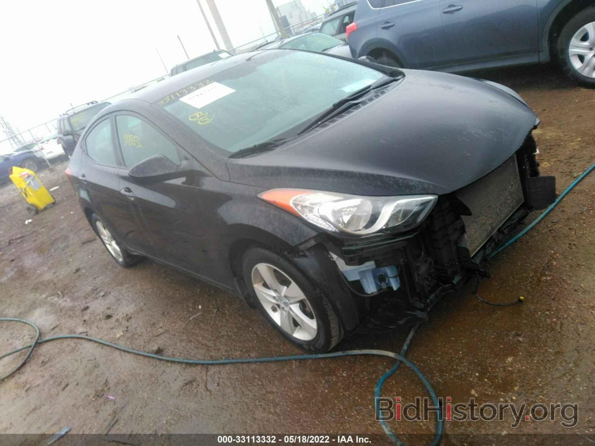 Photo KMHDH4AE4DU668258 - HYUNDAI ELANTRA 2013