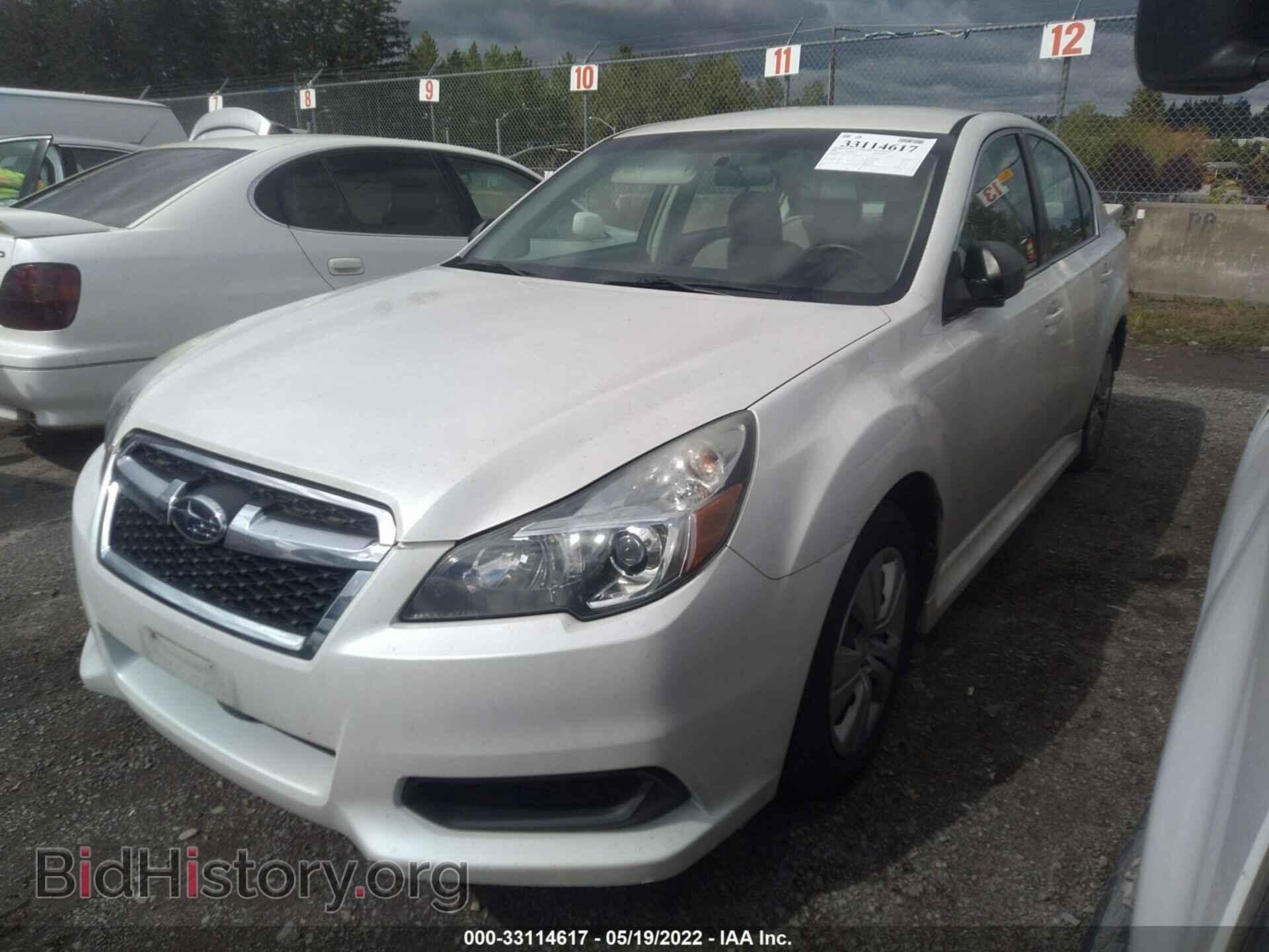 2013 SUBARU LEGACY - VIN: 4S3BMBA61D3018457 - Фото 2