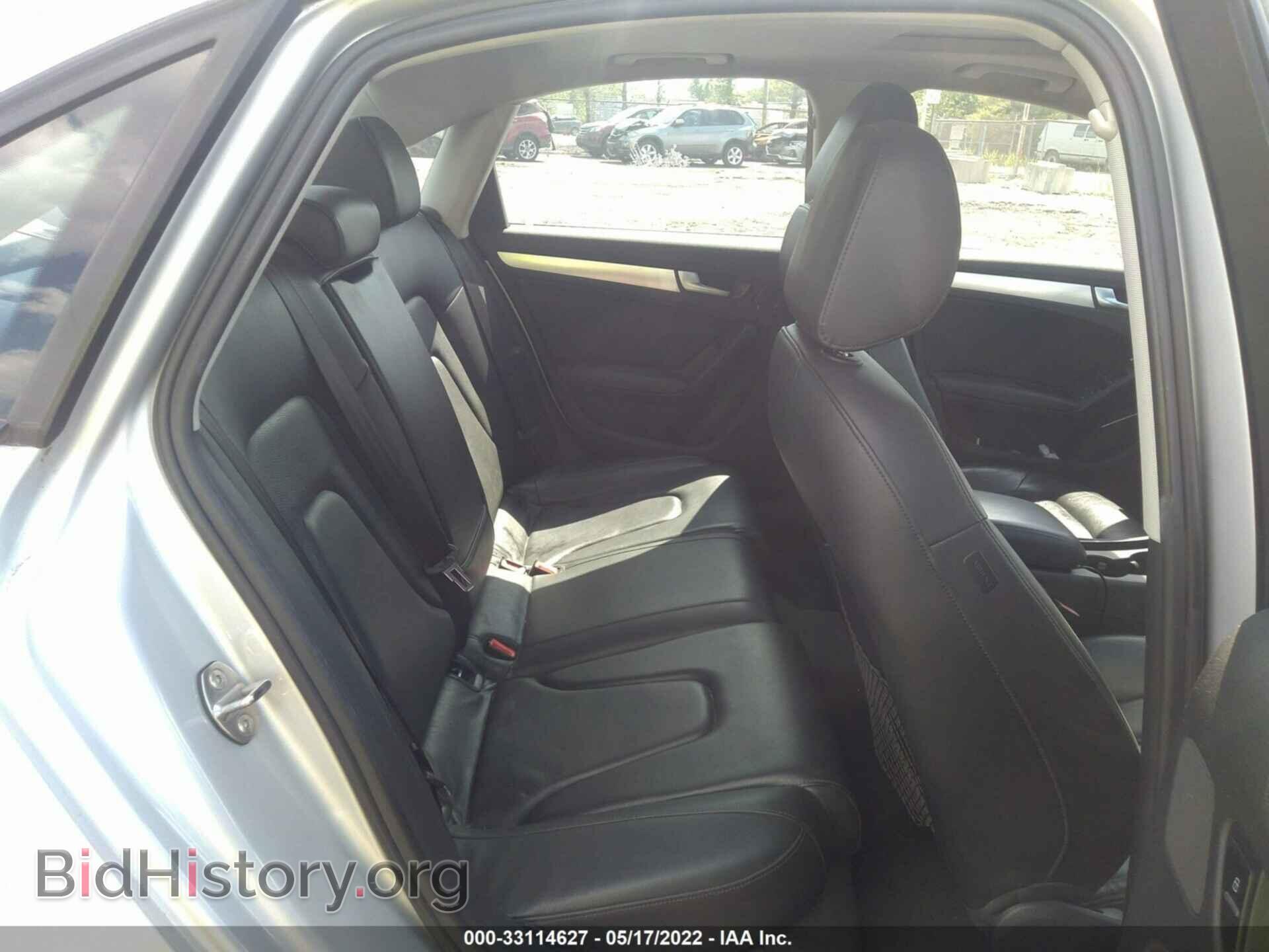 2012 AUDI A4 - VIN: WAUBFAFL9CA062331 - Фото 8