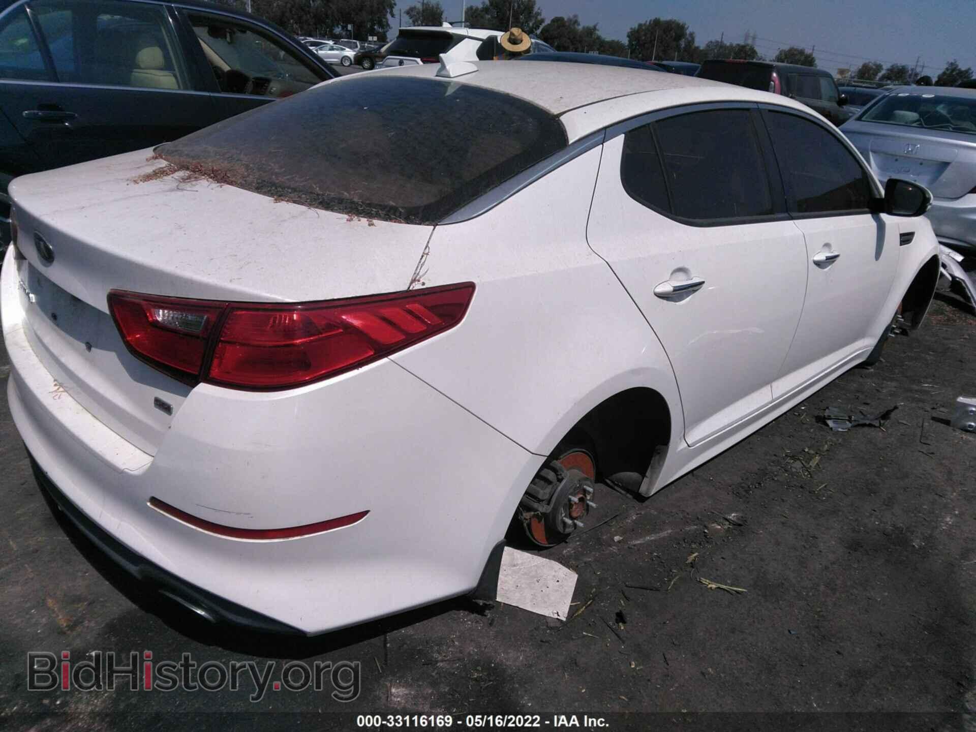 2014 KIA OPTIMA - VIN: KNAGM4A71E5475444 - Фото 4