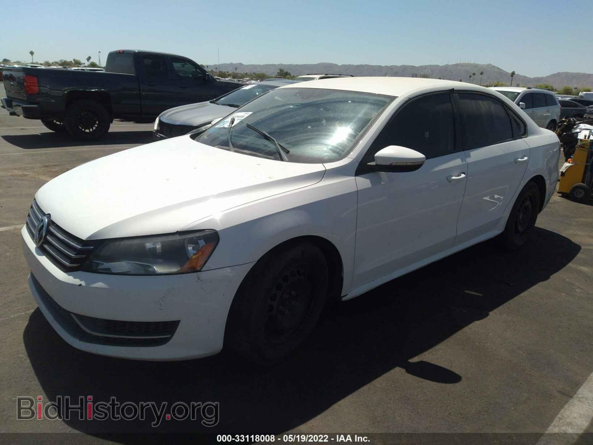 2012 VOLKSWAGEN PASSAT - VIN: 1VWAP7A32CC063845 - Фото 2