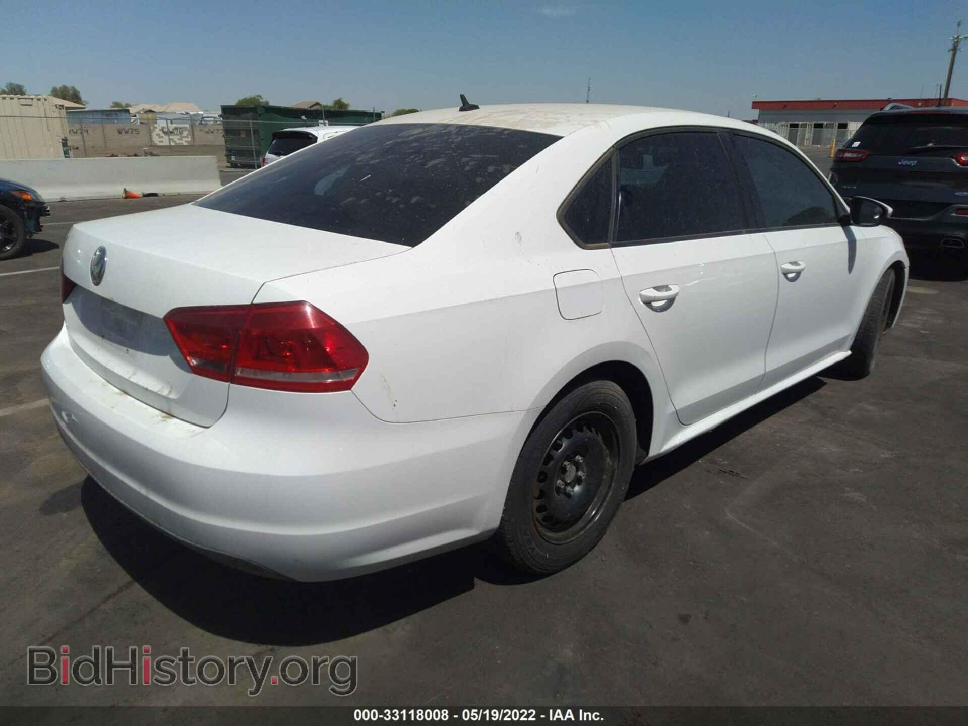 2012 VOLKSWAGEN PASSAT - VIN: 1VWAP7A32CC063845 - Фото 4