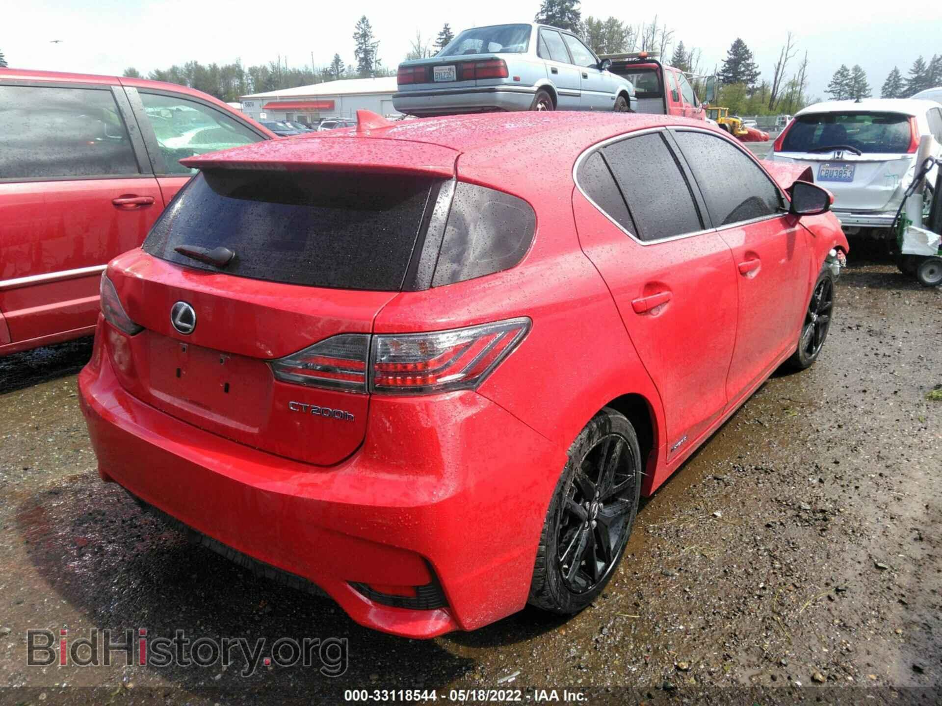 2016 LEXUS CT 200H - VIN: JTHKD5BH4G2256345 - Фото 4