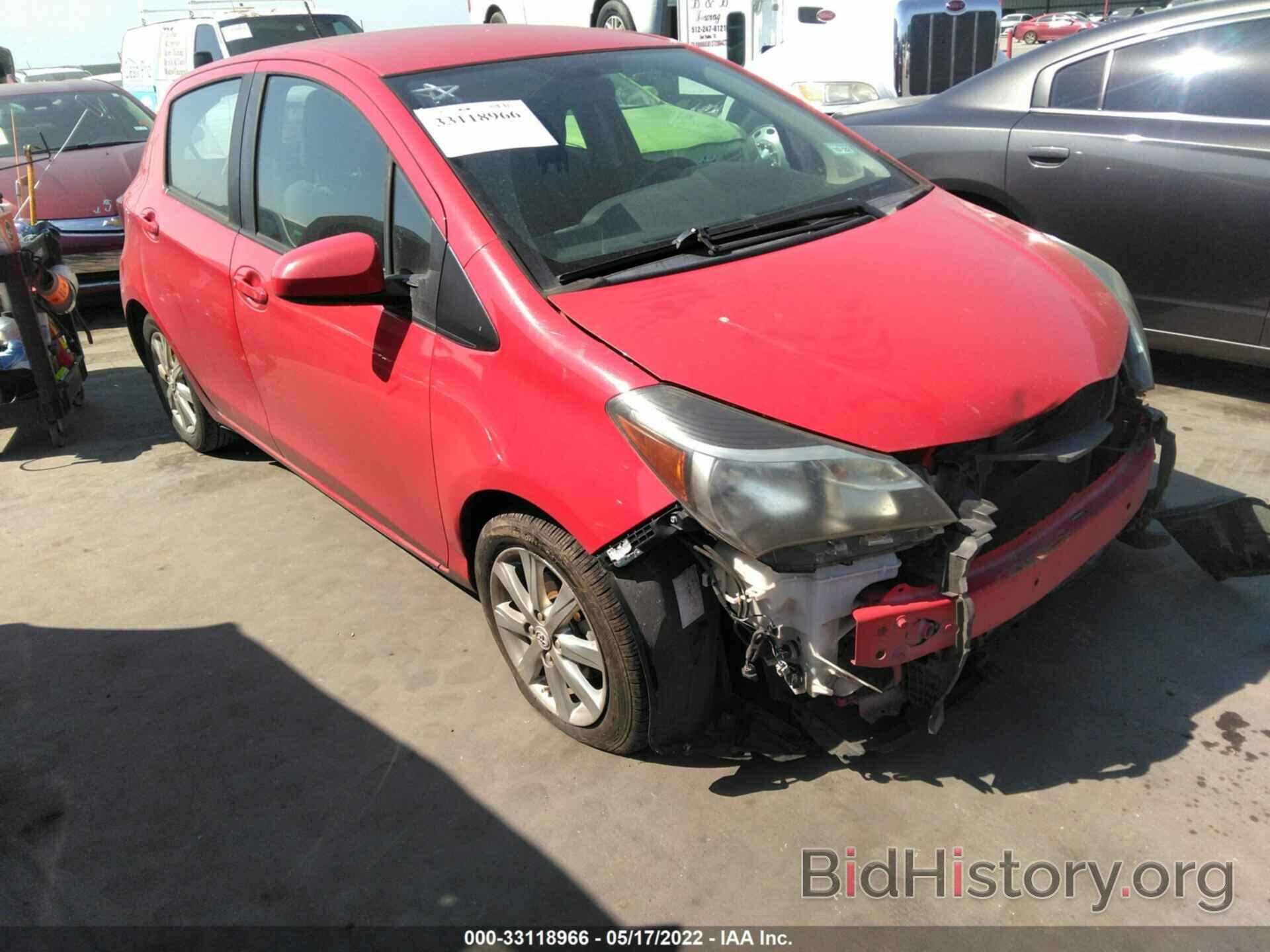 Photo VNKKTUD37FA038475 - TOYOTA YARIS 2015