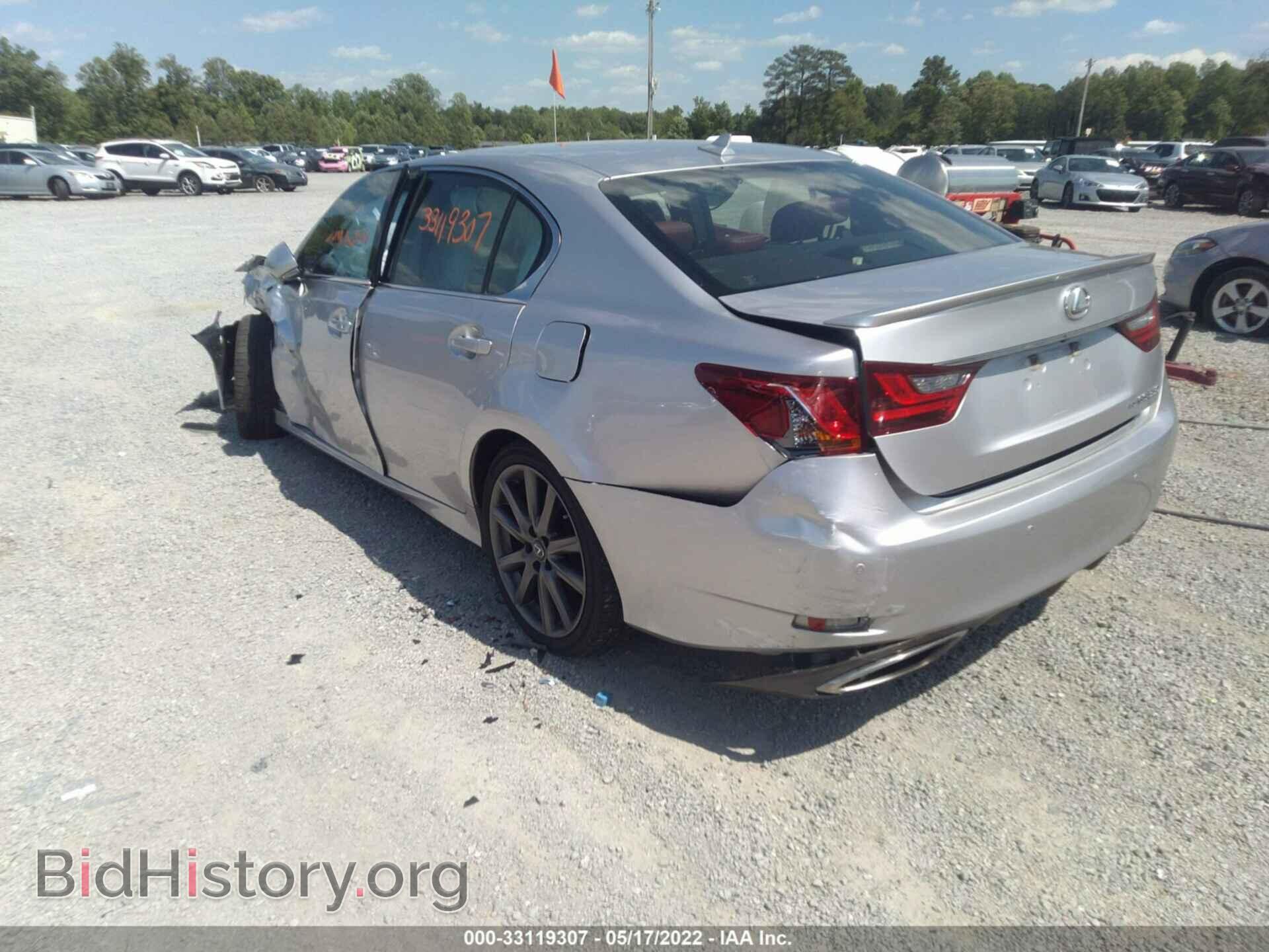 2013 LEXUS GS 350 - VIN: JTHCE1BL3D5018995 - Фото 3