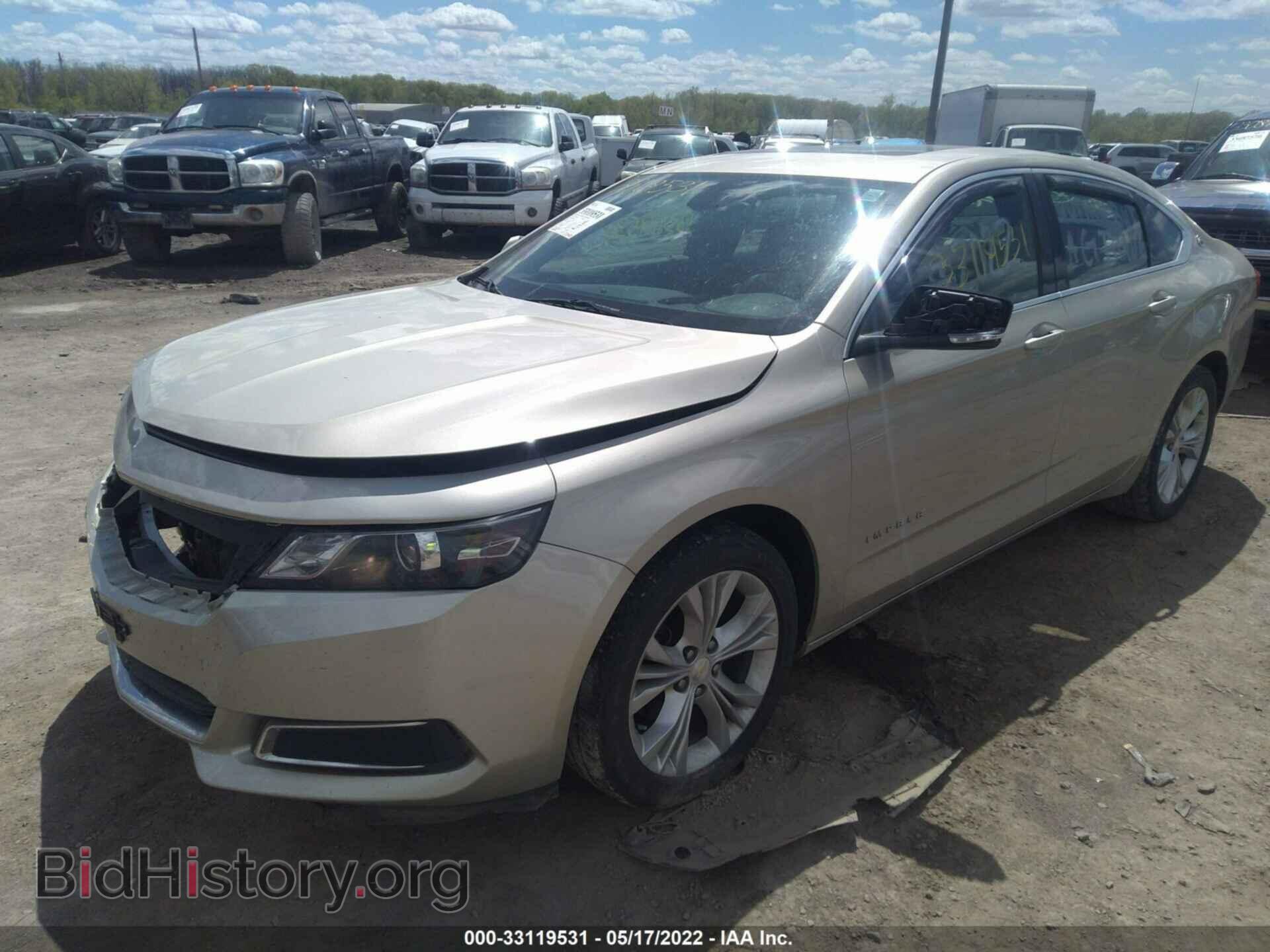 2014 CHEVROLET IMPALA - VIN: 2G1125S33E9139693 - Фото 2