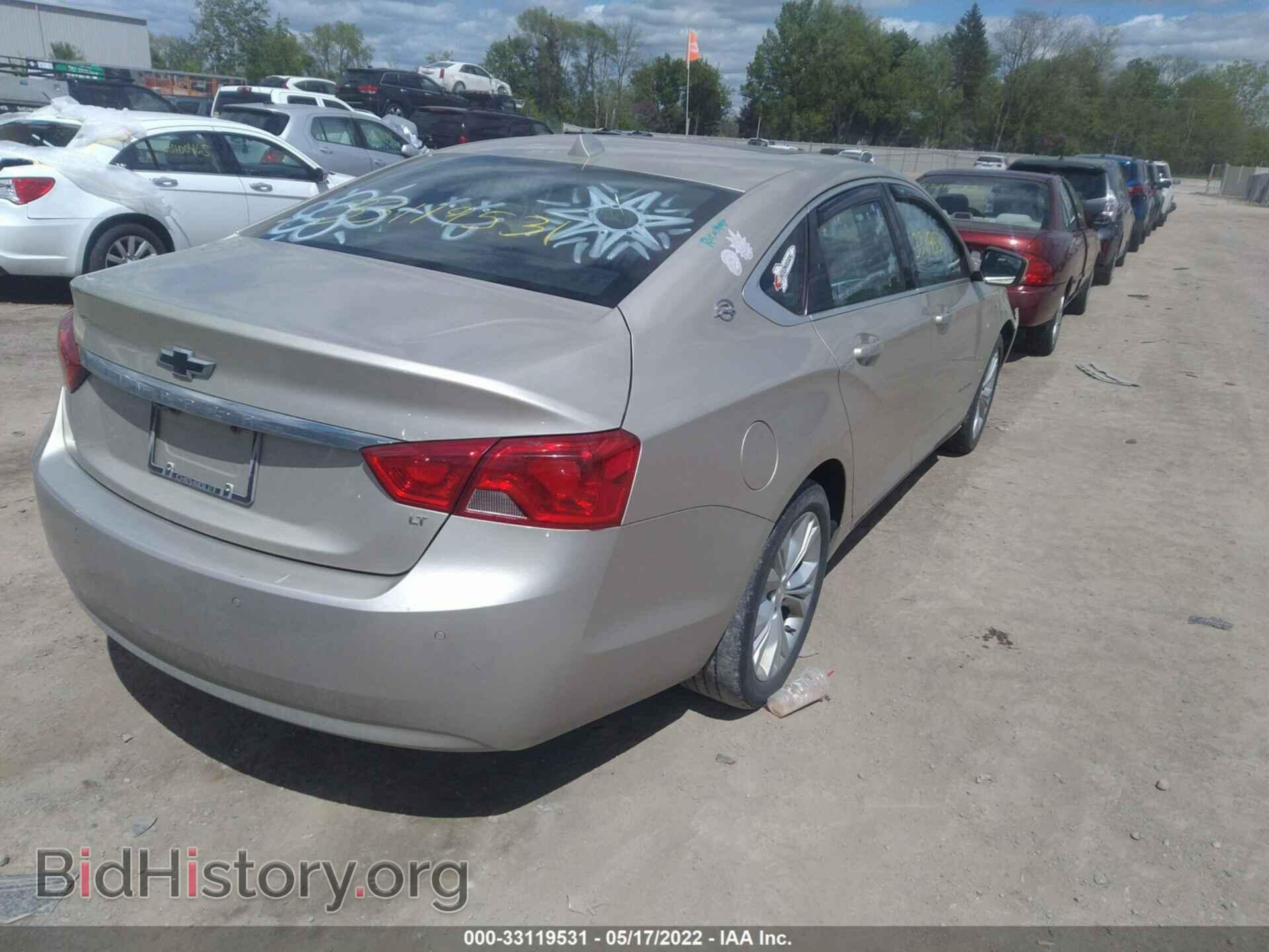 2014 CHEVROLET IMPALA - VIN: 2G1125S33E9139693 - Фото 4