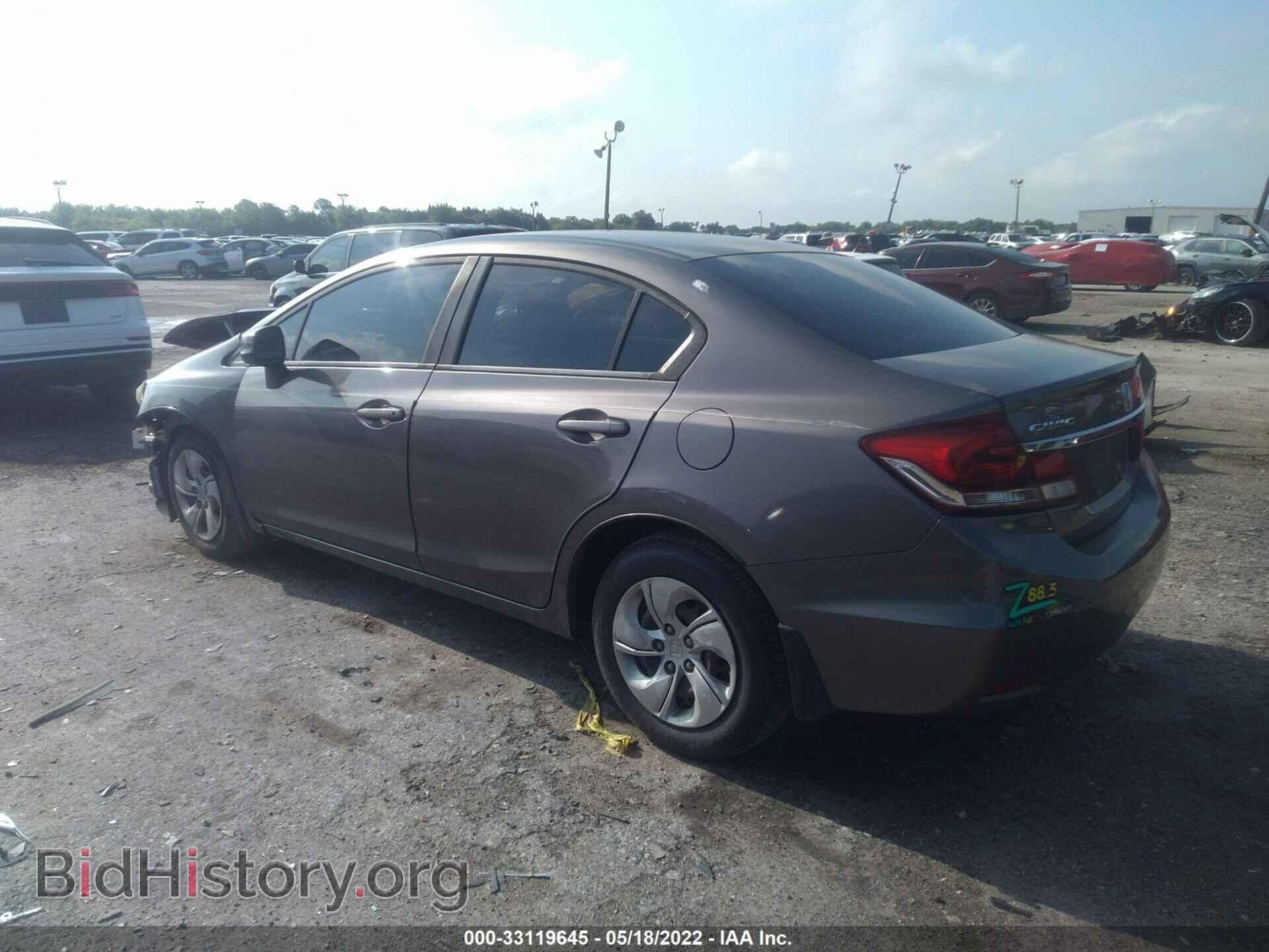 2013 HONDA CIVIC SDN - VIN: 19XFB2F55DE012614 - Фото 3