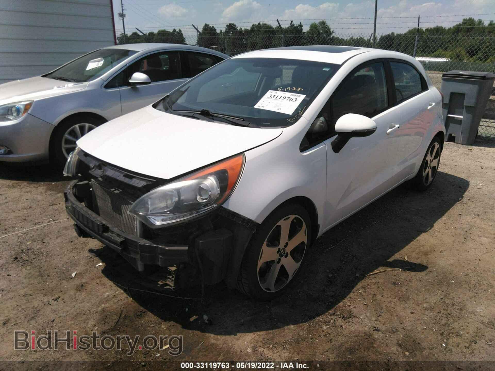 2012 KIA RIO - VIN: KNADN5A33C6032447 - Фото 2