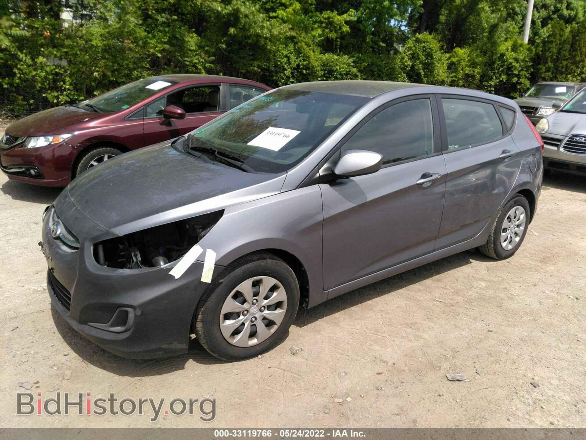 2017 HYUNDAI ACCENT - VIN: KMHCT5AE8HU342419 - Фото 2