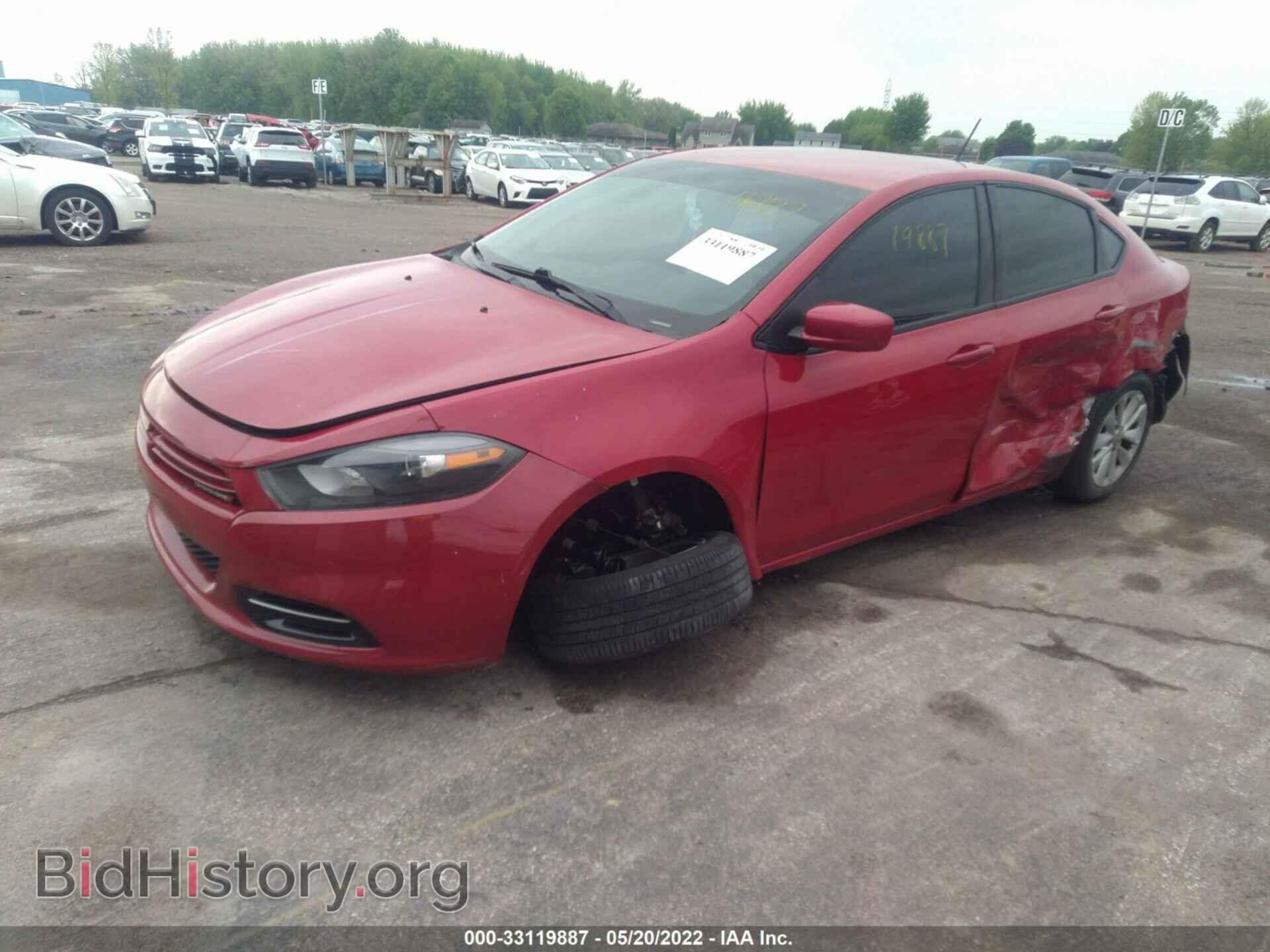 2014 DODGE DART - VIN: 1C3CDFBBXED921133 - Фото 2