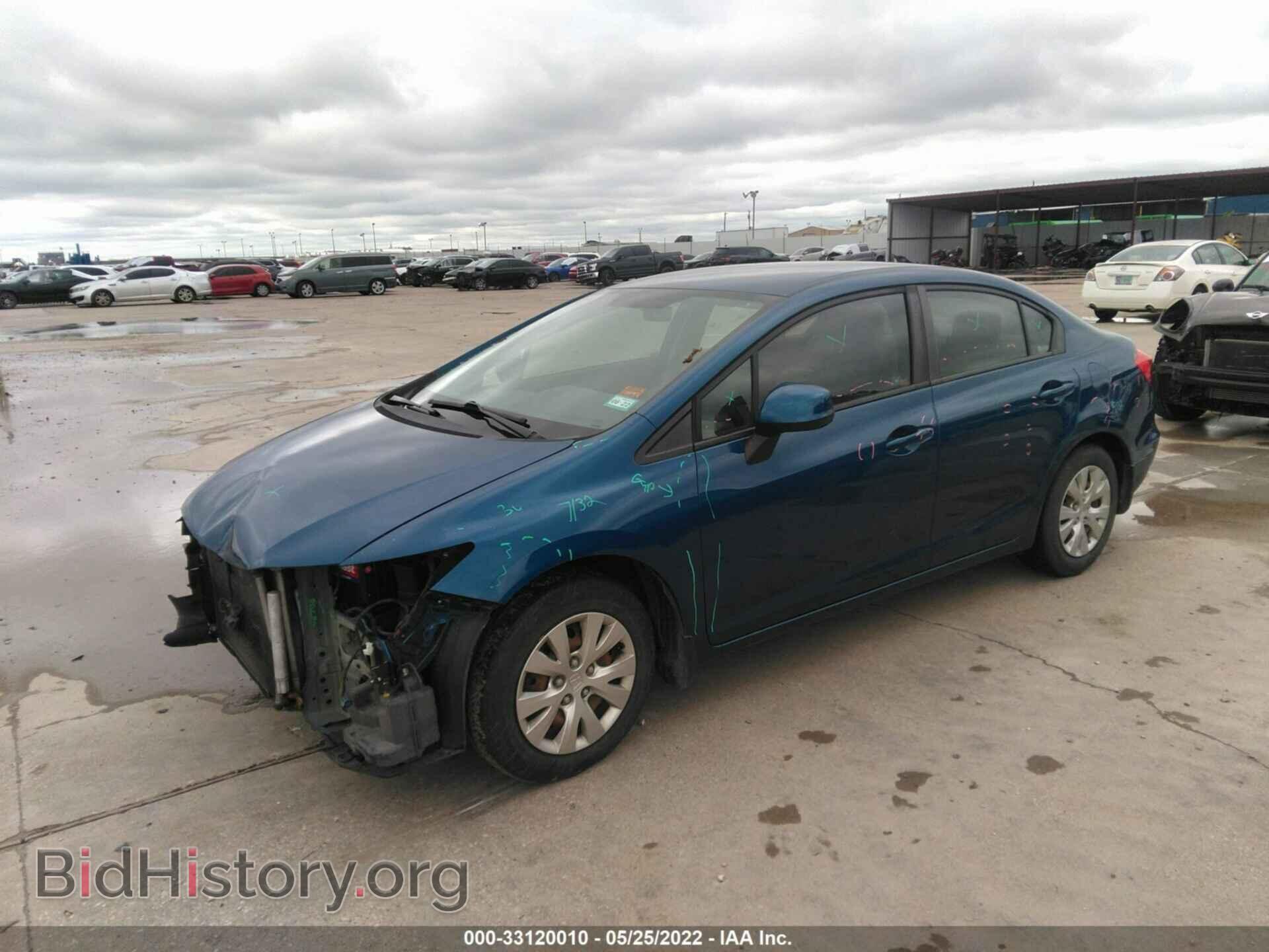 2012 HONDA CIVIC SDN - VIN: 19XFB2F57CE044320 - Фото 2