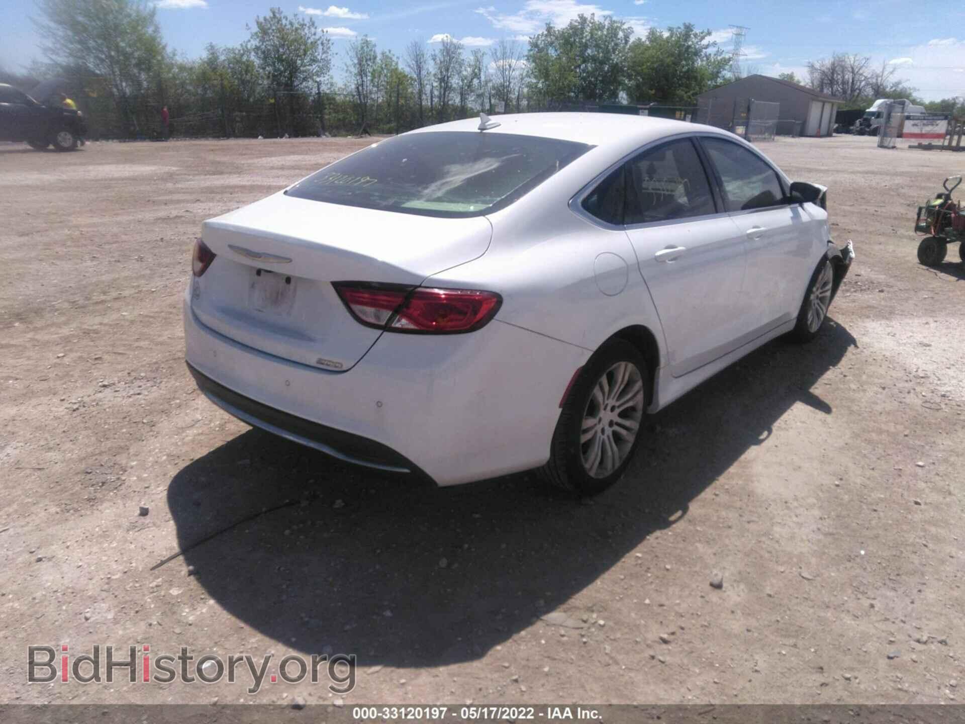 2015 CHRYSLER 200 - VIN: 1C3CCCAB3FN753270 - Фото 4