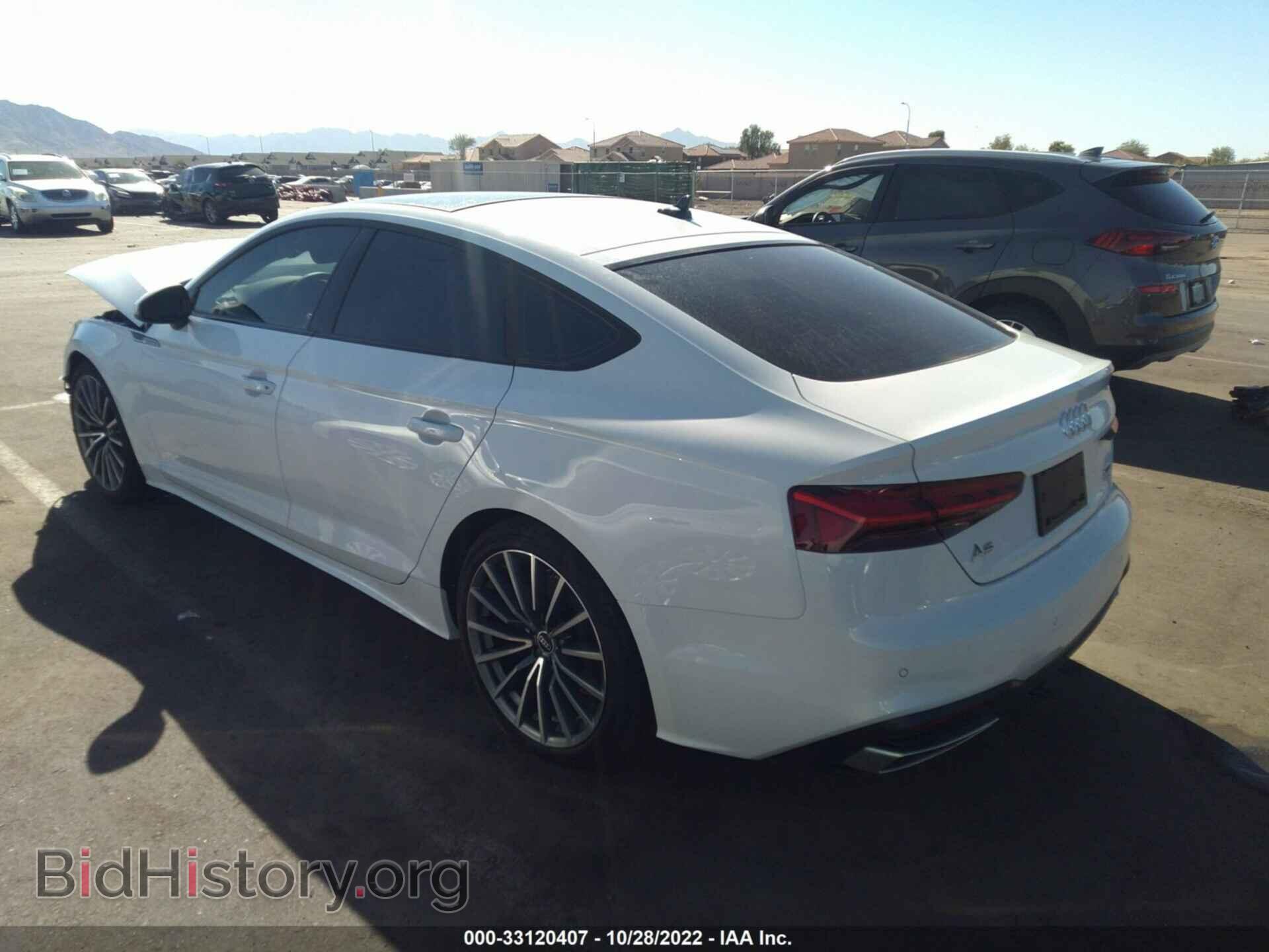 2022 AUDI A5 SPORTBACK - VIN: WAUCBCF57NA005139 - Фото 3