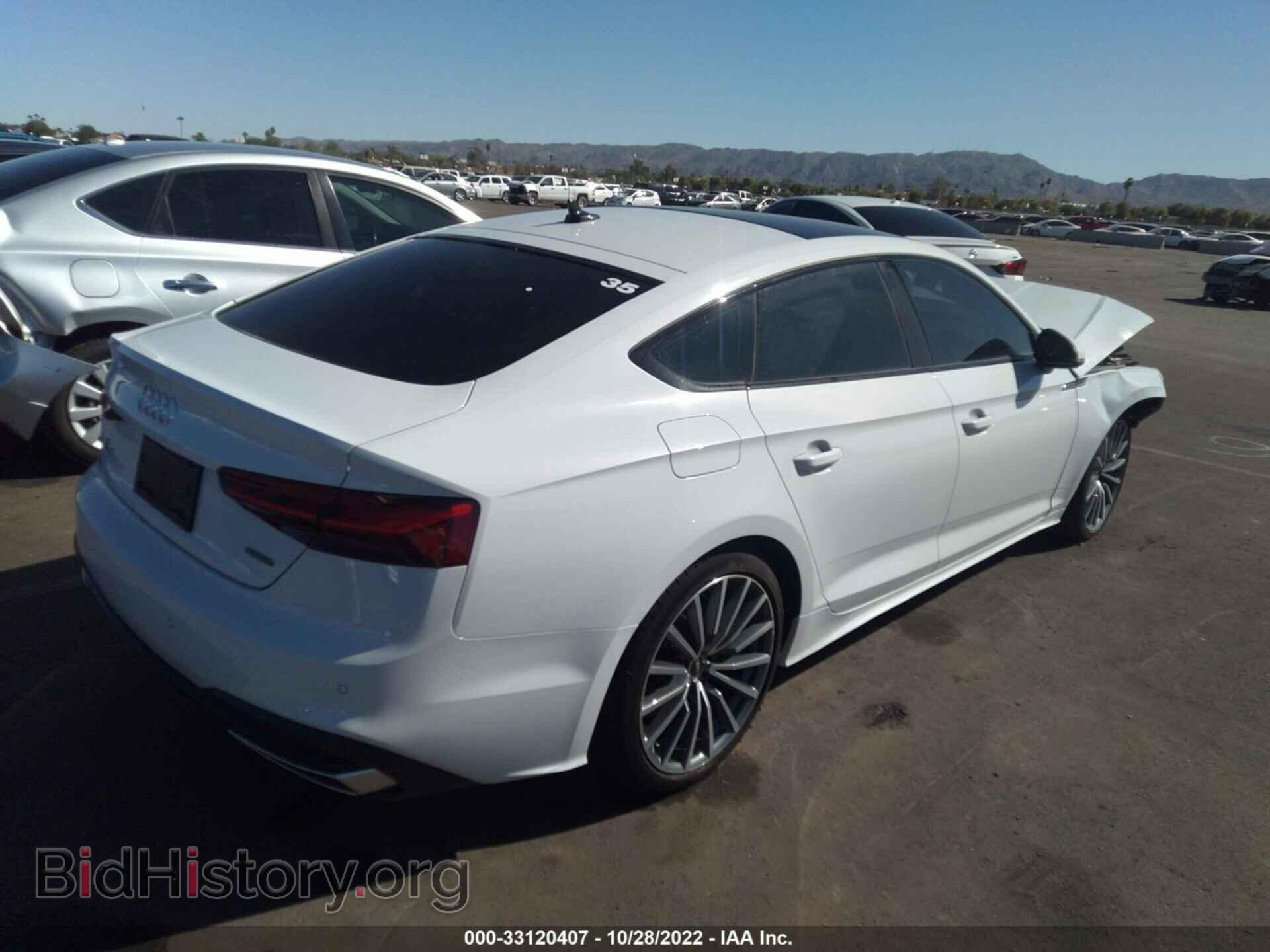 2022 AUDI A5 SPORTBACK - VIN: WAUCBCF57NA005139 - Фото 4