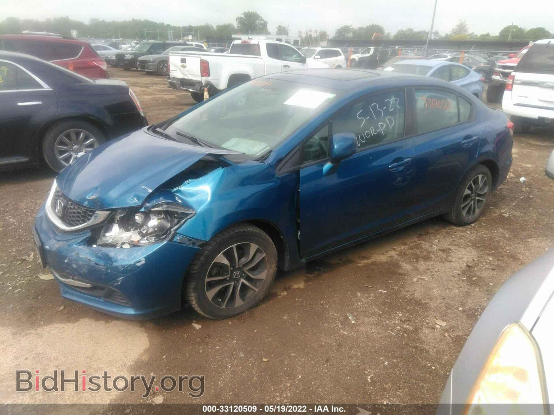 2013 HONDA CIVIC SDN - VIN: 19XFB2F88DE054544 - Фото 2