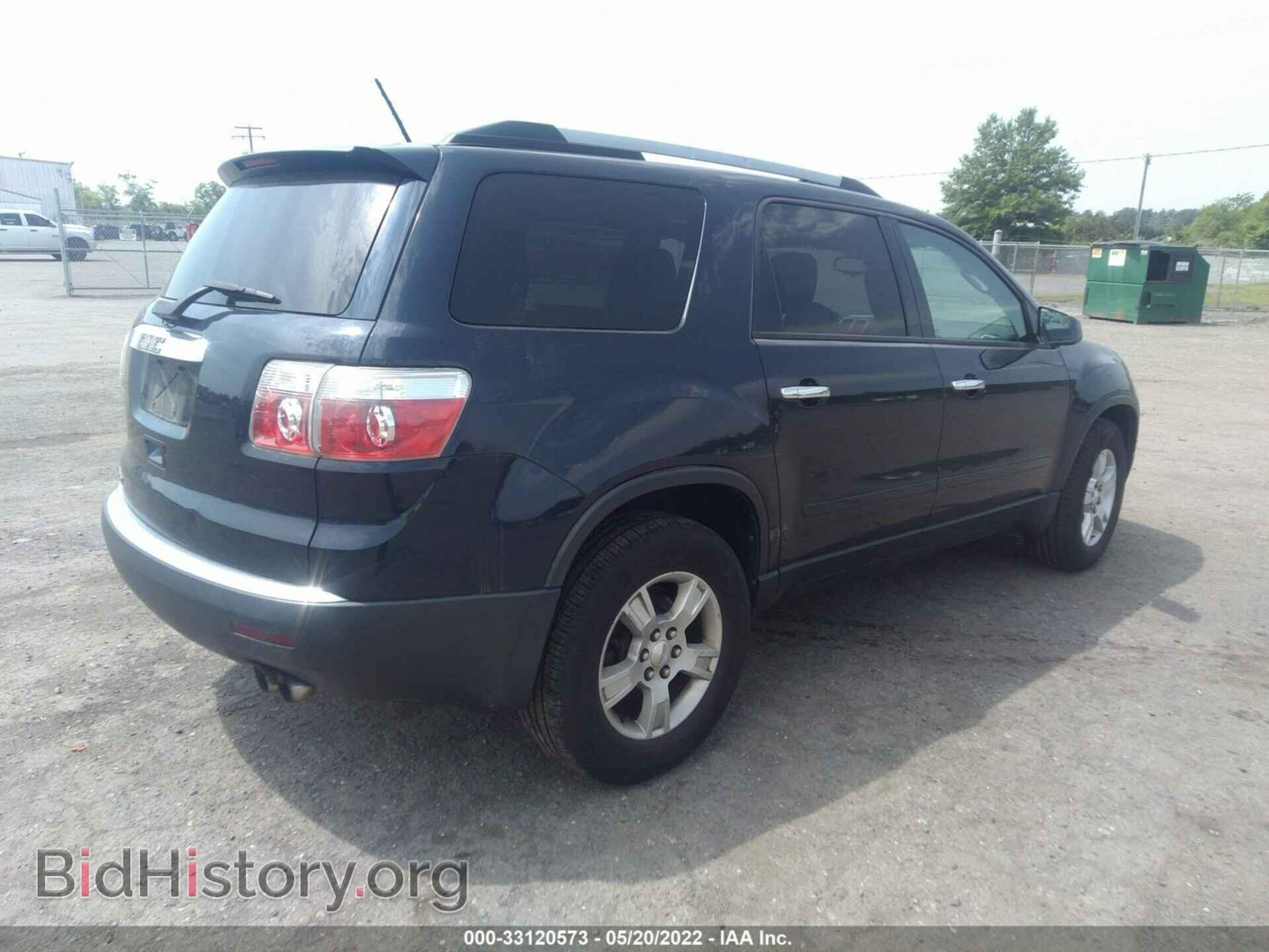 2011 GMC ACADIA - VIN: 1GKKRNED5BJ393714 - Фото 4