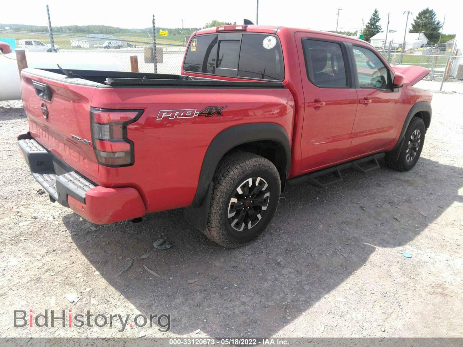 2022 NISSAN FRONTIER - VIN: 1N6ED1EK0NN634765 - Фото 4