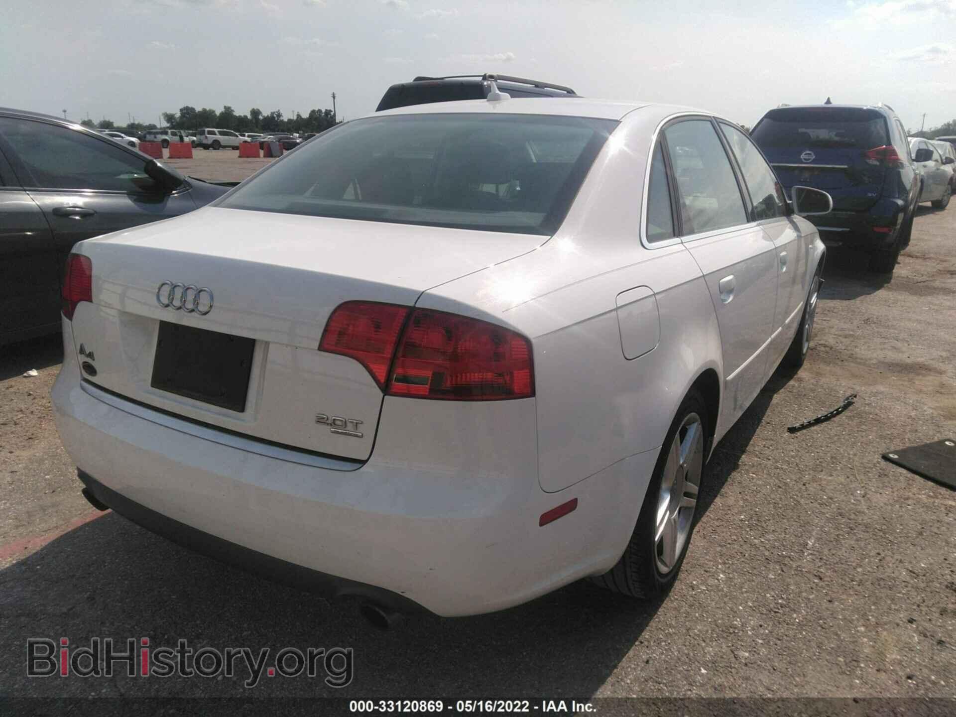 2007 AUDI A4 - VIN: WAUDF78E87A171489 - Фото 4