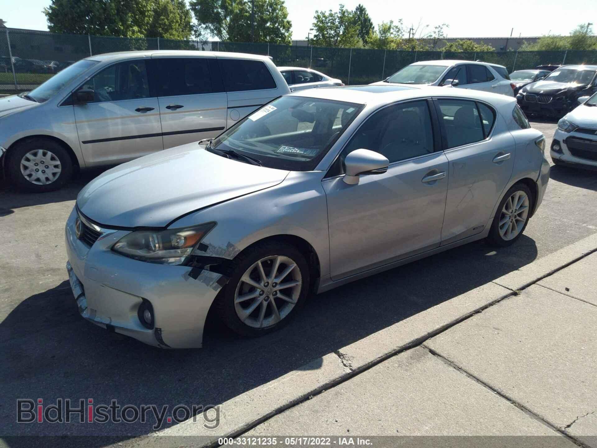 2011 LEXUS CT 200H - VIN: JTHKD5BH8B2018457 - Фото 2