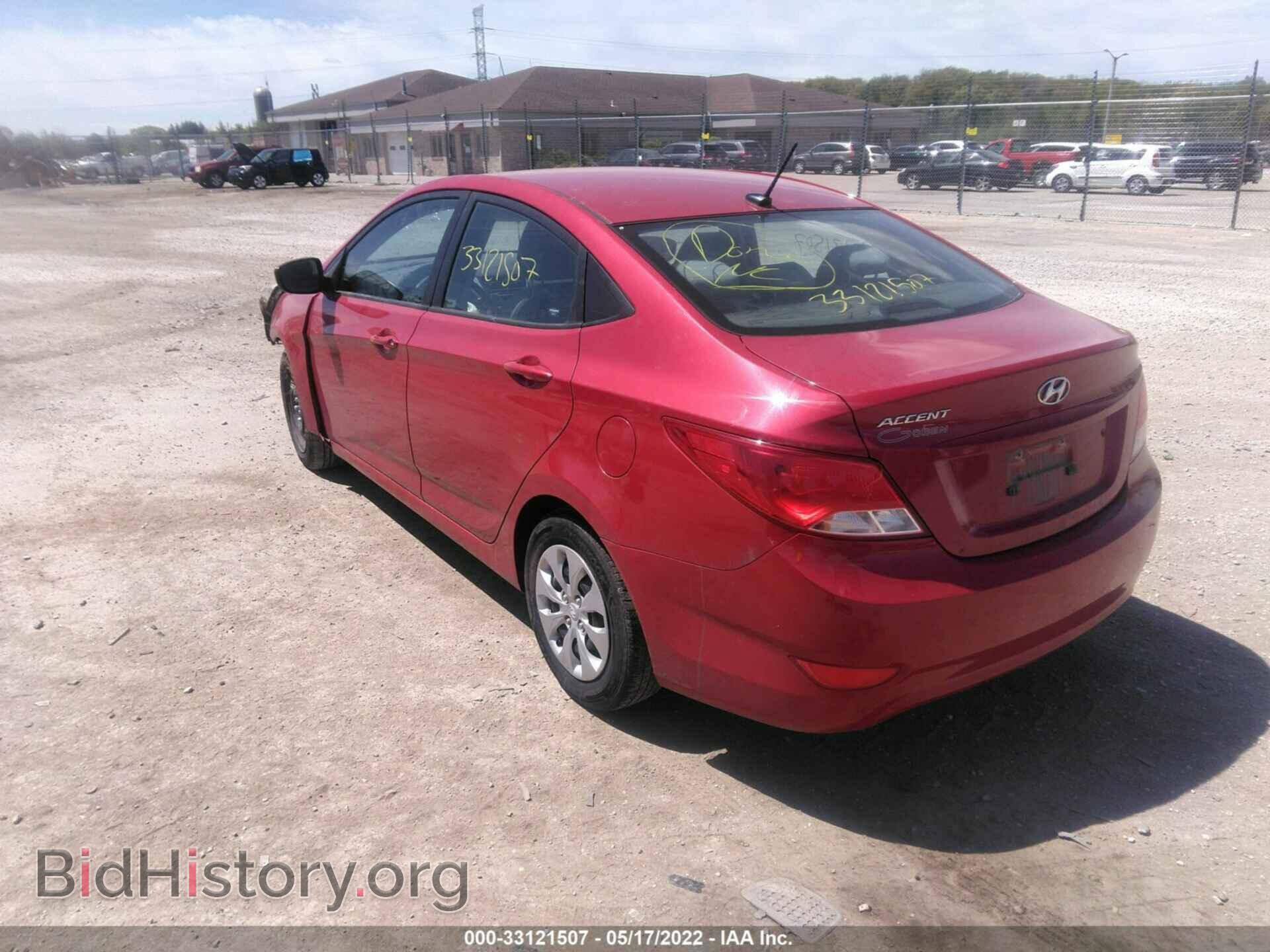 2016 HYUNDAI ACCENT - VIN: KMHCT4AE5GU156362 - Фото 3