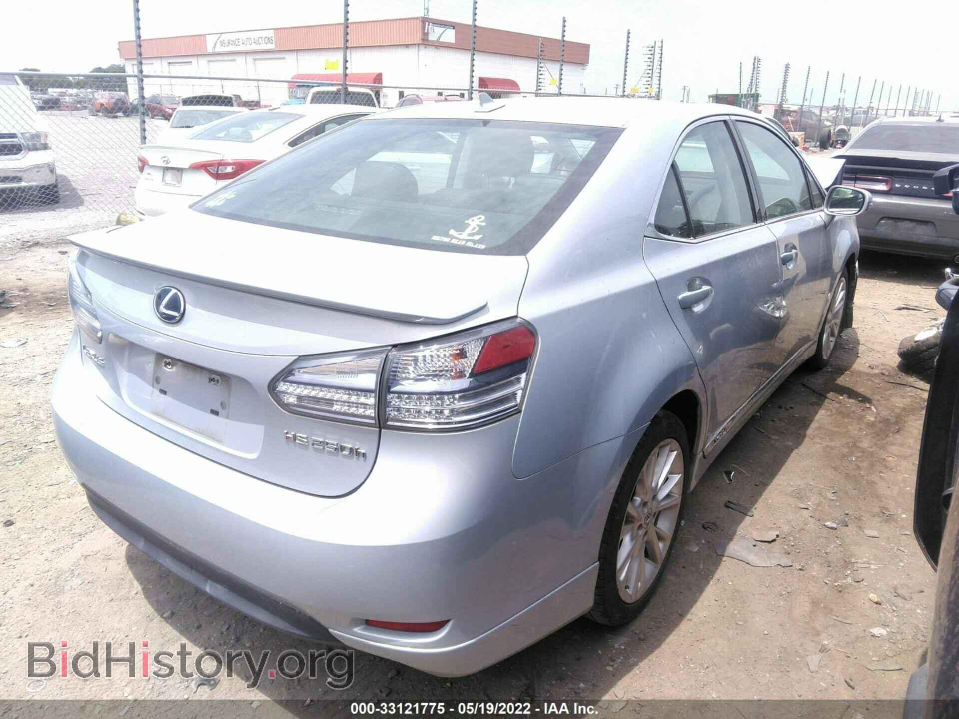 2010 LEXUS HS 250H - VIN: JTHBB1BA3A2003994 - Фото 4