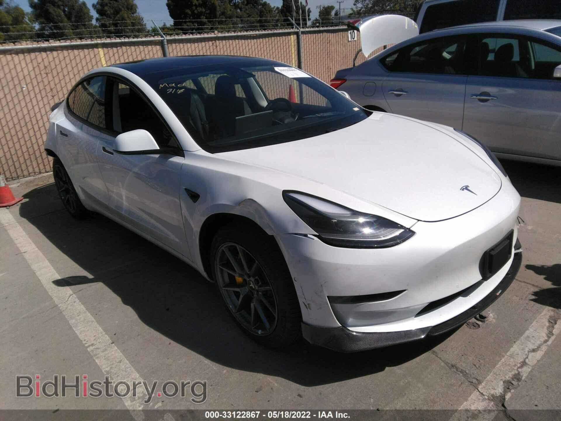 Photo 5YJ3E1EA3MF076065 - TESLA MODEL 3 2021