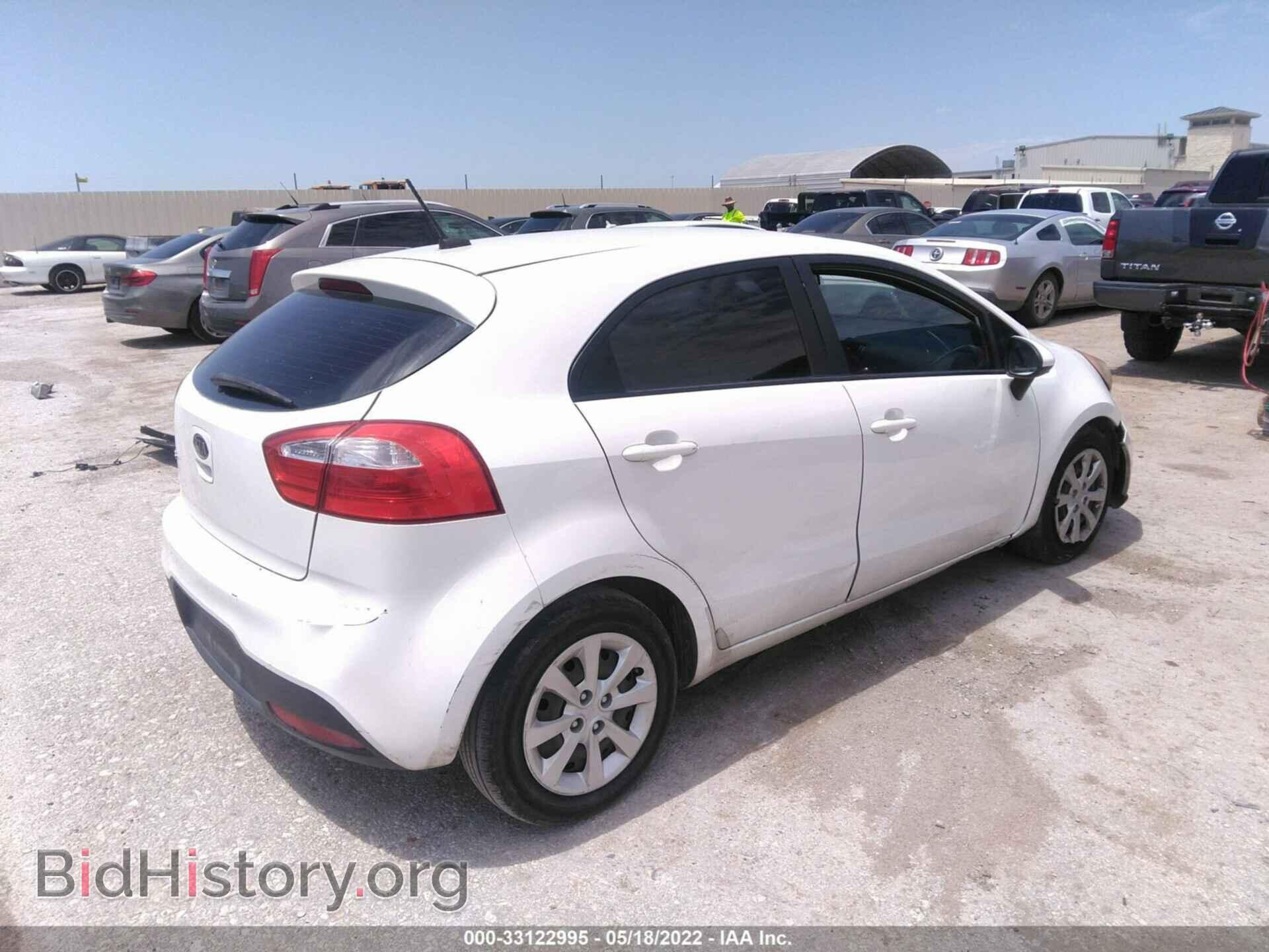 2012 KIA RIO - VIN: KNADM5A37C6023351 - Фото 4