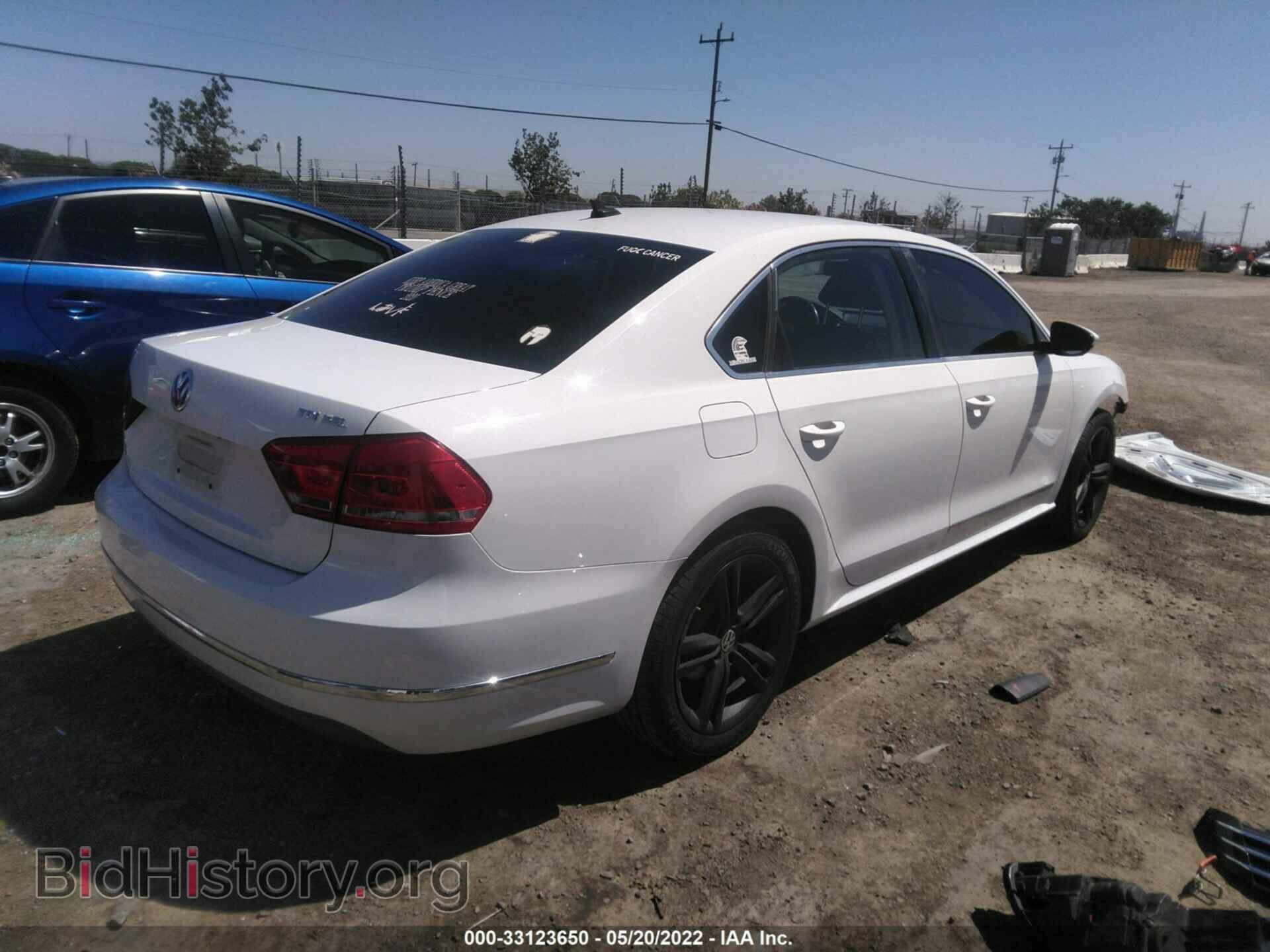 2012 VOLKSWAGEN PASSAT - VIN: 1VWCN7A39CC082648 - Фото 4