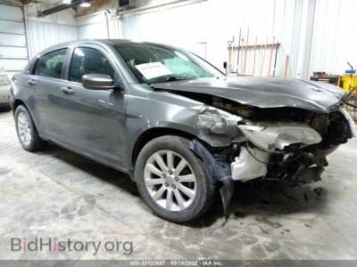 2013 Chrysler 200 Touring, серый — VIN 1C3CCBBB6DN762633, IAAI