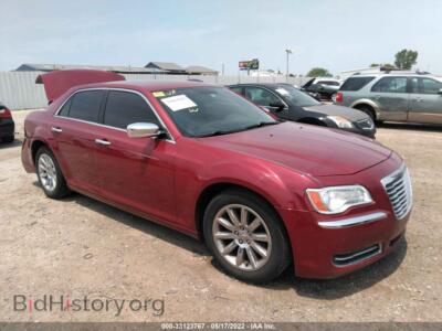 2012 Chrysler 300 Limited, maroon — VIN 2C3CCACG3CH222829, IAAI