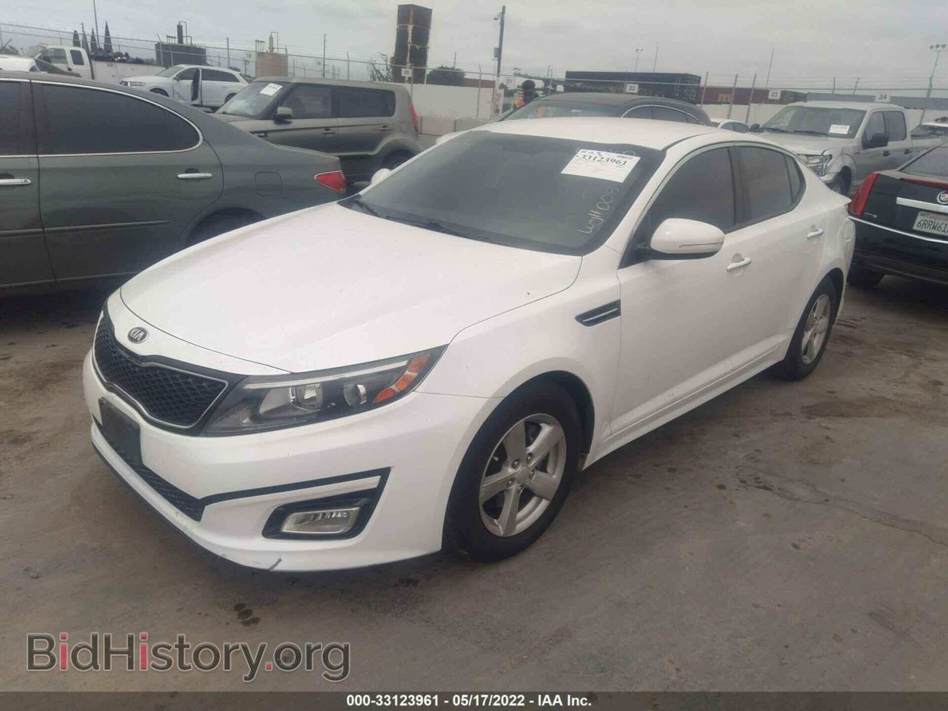 2015 KIA OPTIMA - VIN: KNAGM4A70F5576850 - Photo 2