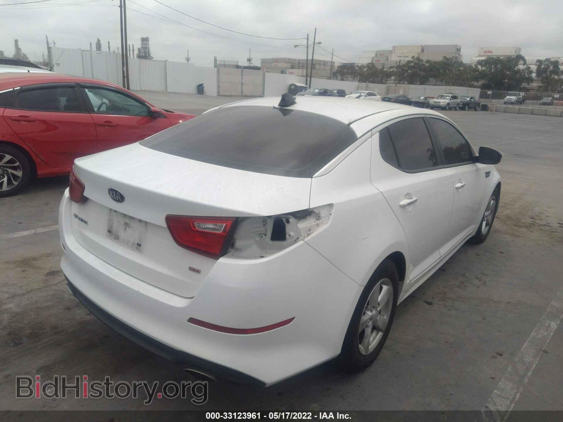 2015 KIA OPTIMA - VIN: KNAGM4A70F5576850 - Photo 4