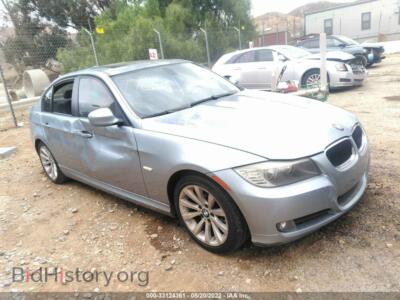 2009 BMW 3 SERIES 328i, голубой — VIN WBAPH57599NM33982, IAAI