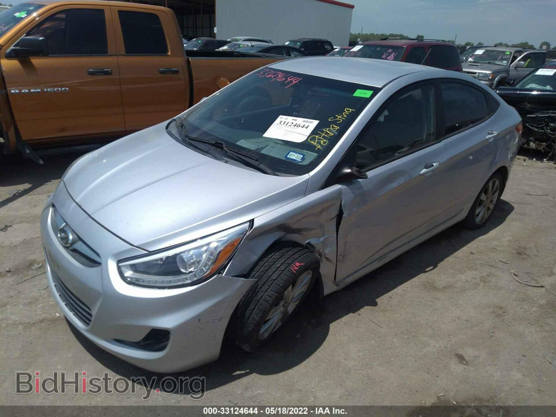2014 HYUNDAI ACCENT - VIN: KMHCU4AE0EU634651 - Фото 2