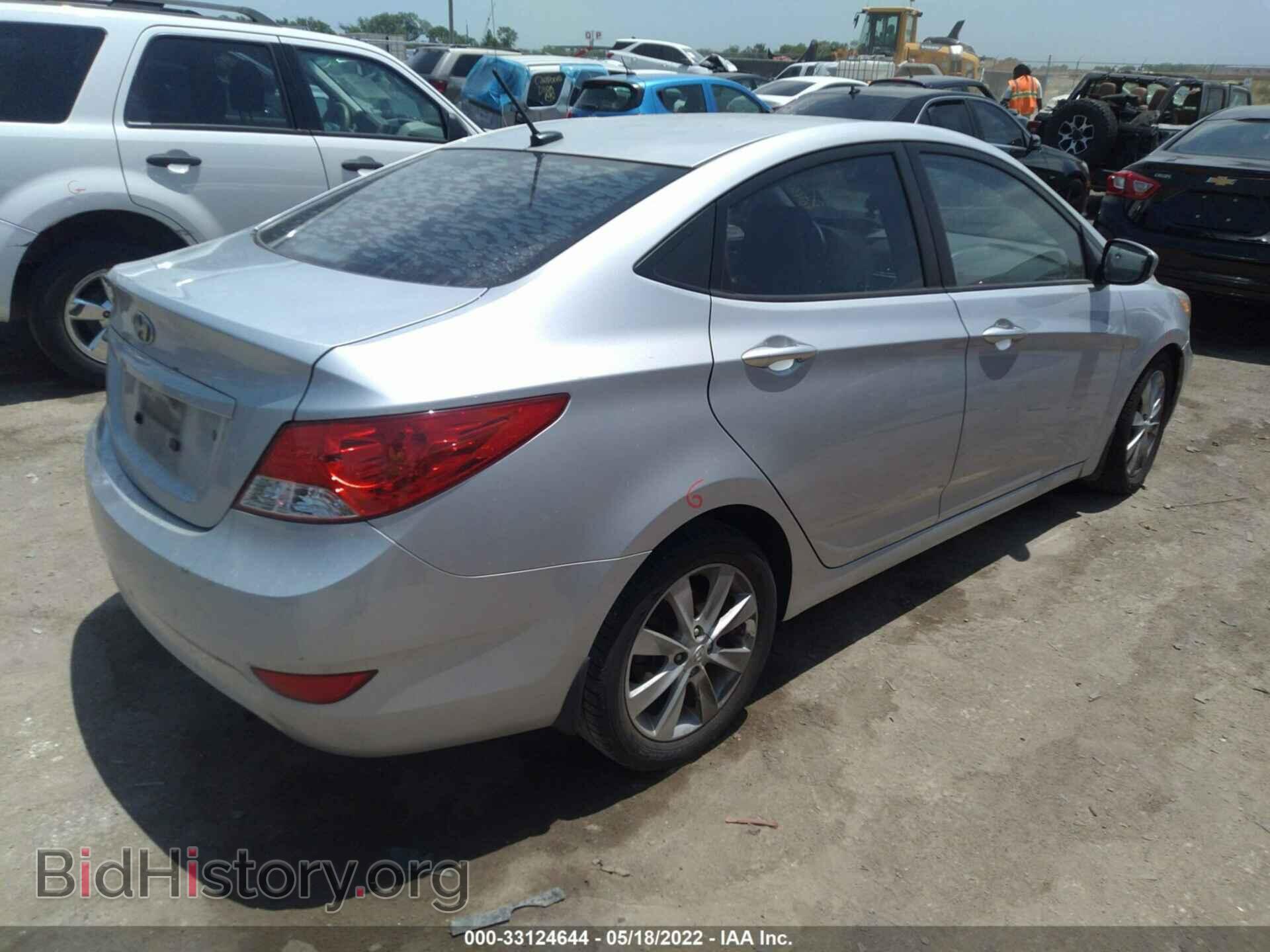 2014 HYUNDAI ACCENT - VIN: KMHCU4AE0EU634651 - Фото 4
