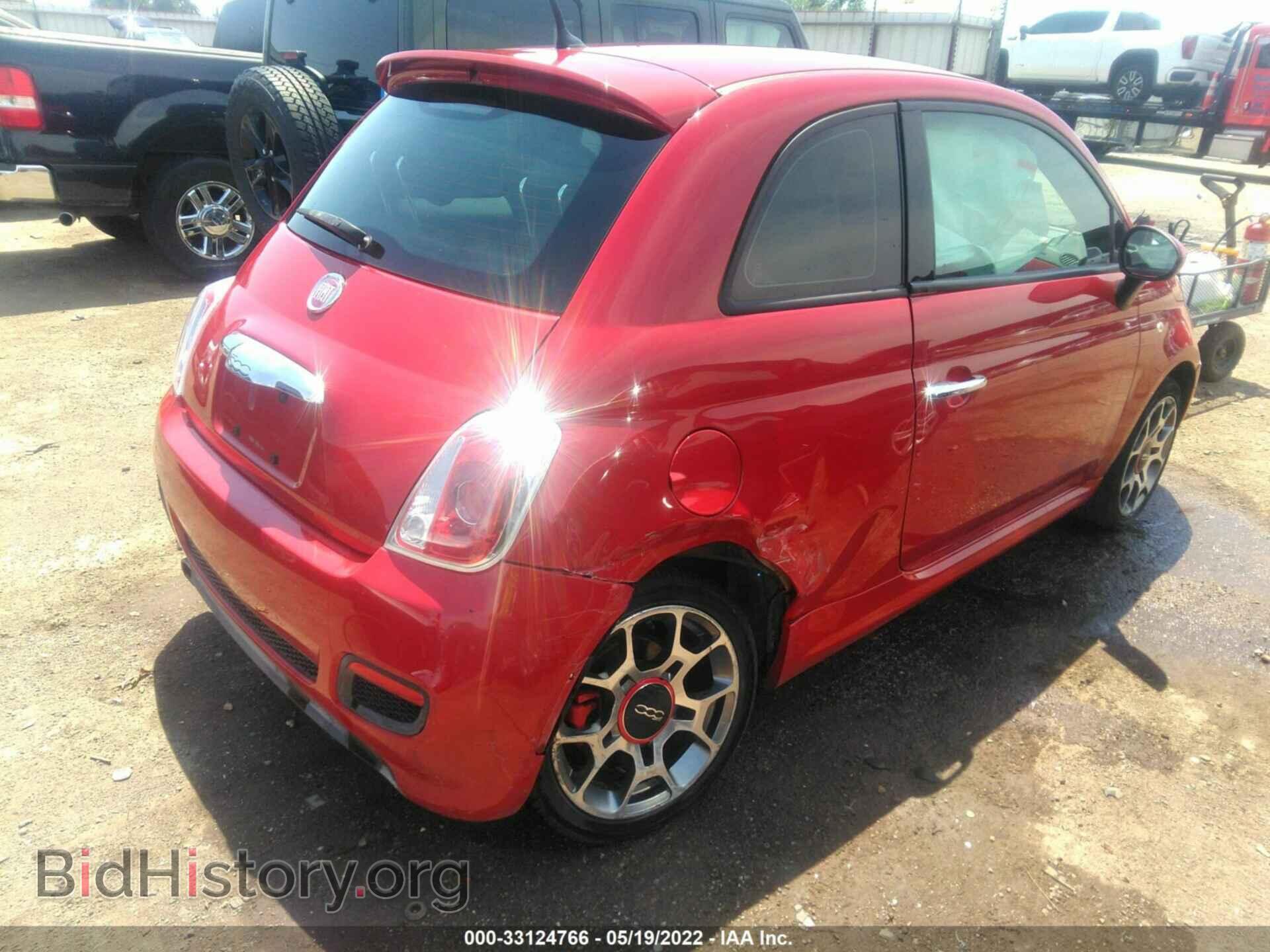 2014 FIAT 500 - VIN: 3C3CFFBR5ET250343 - Фото 4